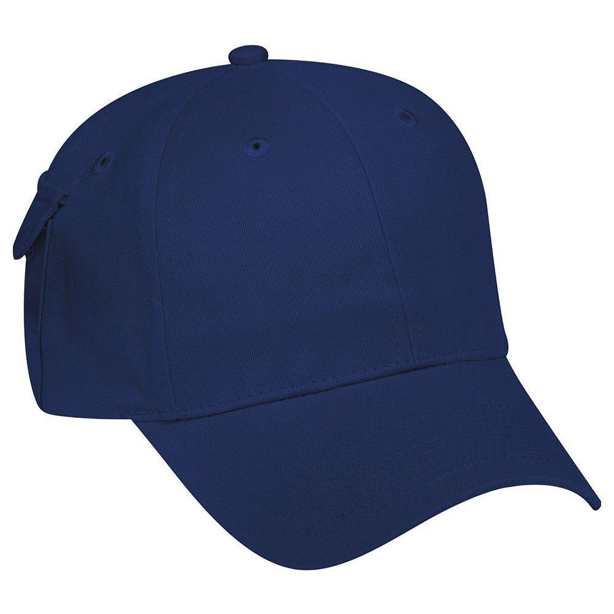 Right View of 004 - Navy OTTO CAP 6 Panel Low Profile Baseball Cap