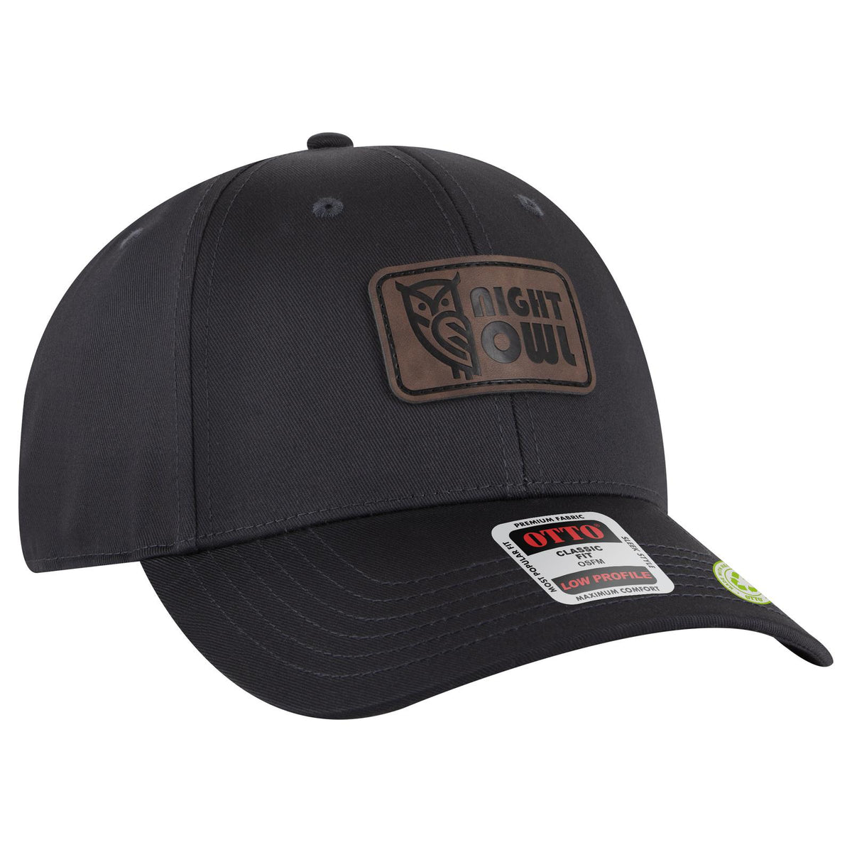 Right View of 004 - Navy OTTO CAP 6 Panel Low Profile Baseball Cap