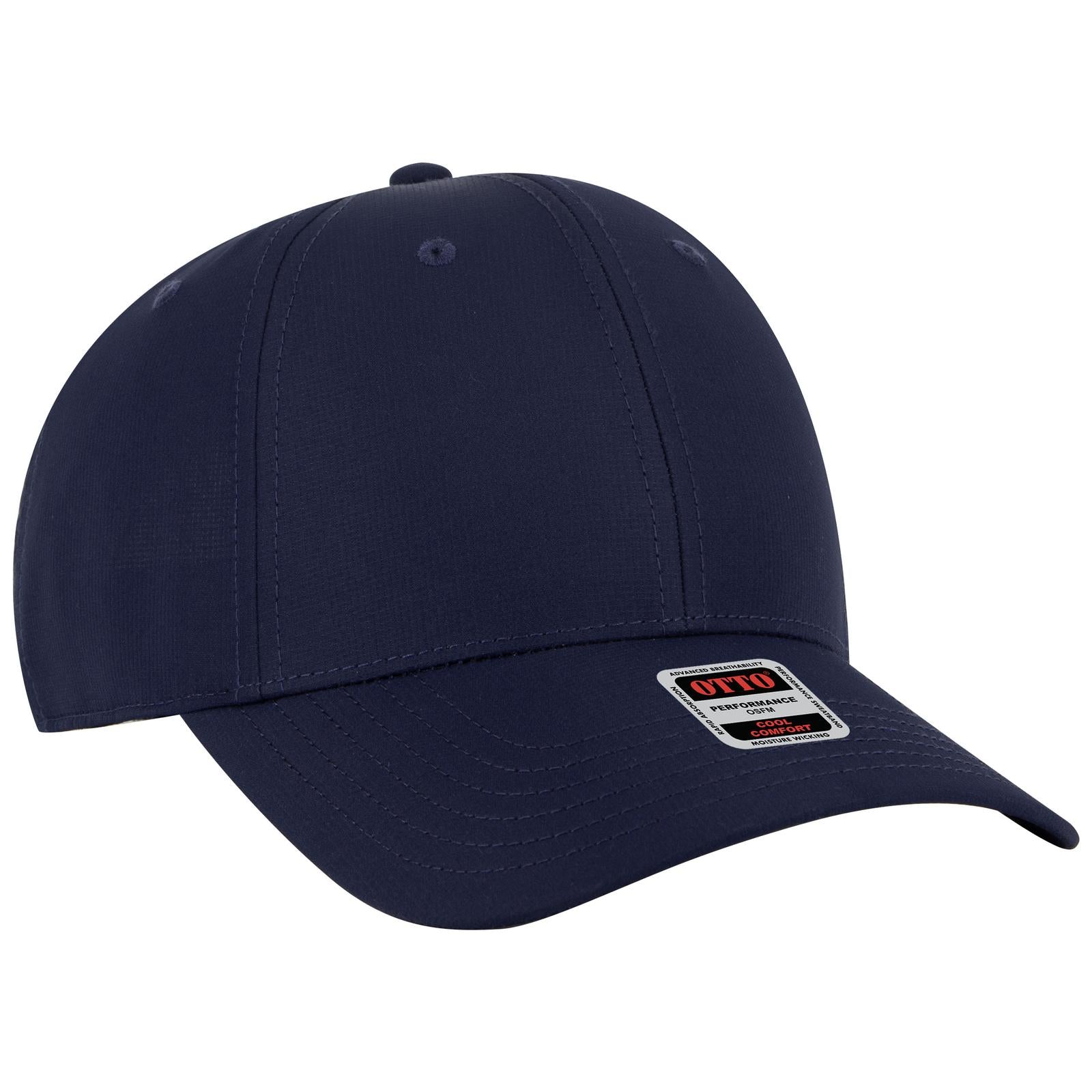 Right View of 004 - Navy OTTO CAP 6 Panel Low Profile Baseball Cap