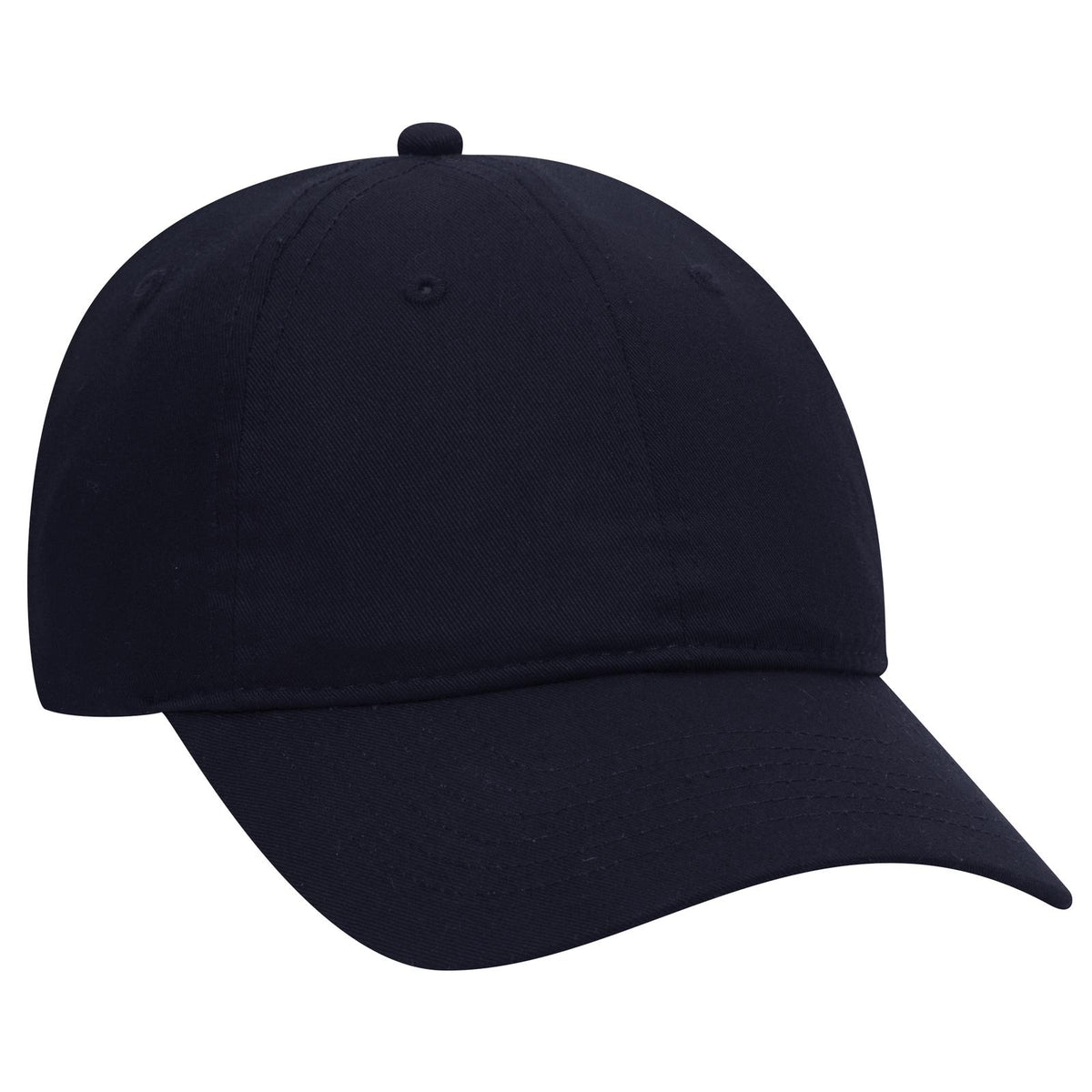 Right View of 004 - Navy OTTO CAP 6 Panel Low Profile Baseball Cap