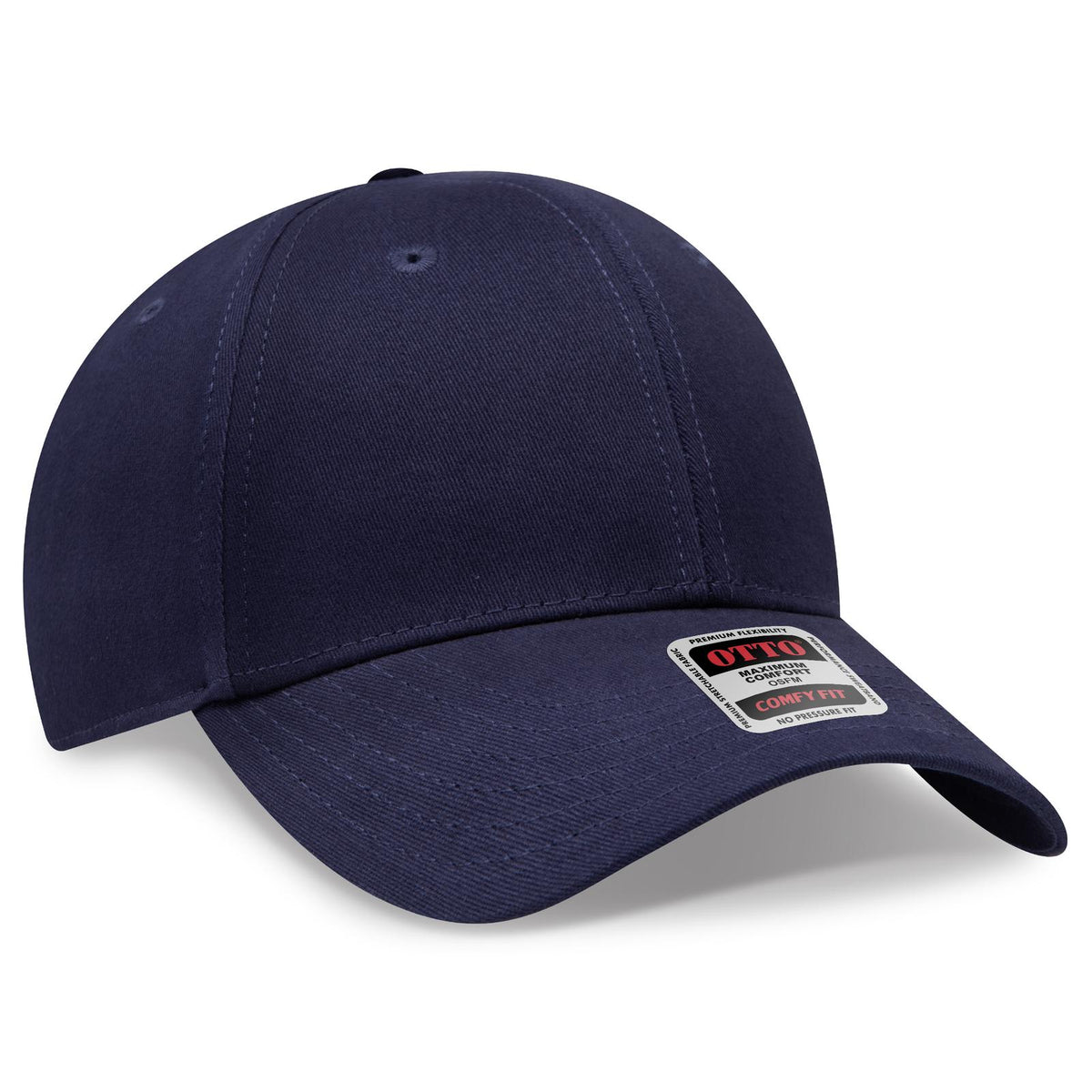Right View of 004 - Navy OTTO CAP "OTTO COMFY FIT" 6 Panel Low Profile Baseball Cap