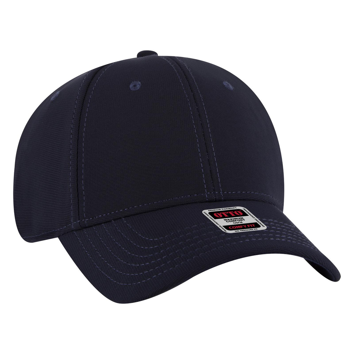Right View of 004 - Navy OTTO CAP "OTTO COMFY FIT" 6 Panel Low Profile Baseball Cap