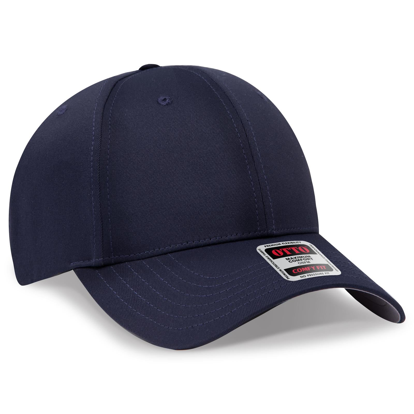 Right View of 004 - Navy OTTO CAP "OTTO COMFY FIT" 6 Panel Low Profile Baseball Cap