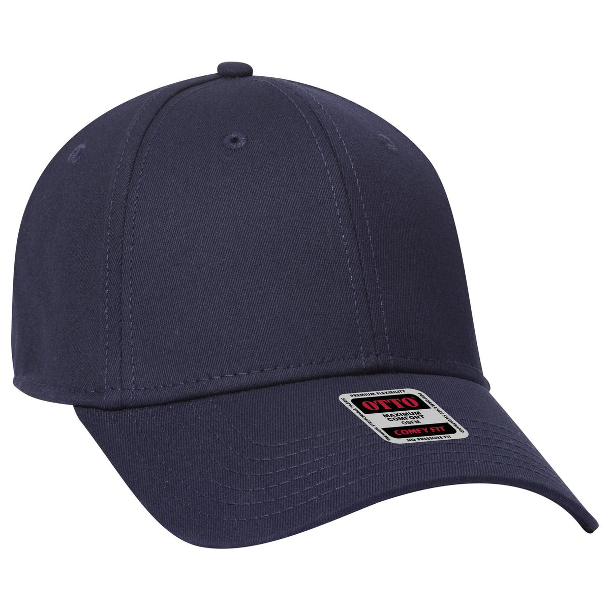 Right View of 004 - Navy OTTO CAP "OTTO COMFY FIT" 6 Panel Low Profile Baseball Cap