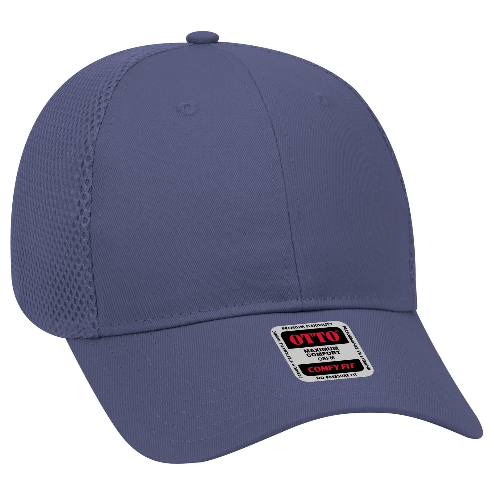 Front View of 004 - Navy OTTO CAP "OTTO COMFY FIT" 6 Panel Low Profile Baseball Cap