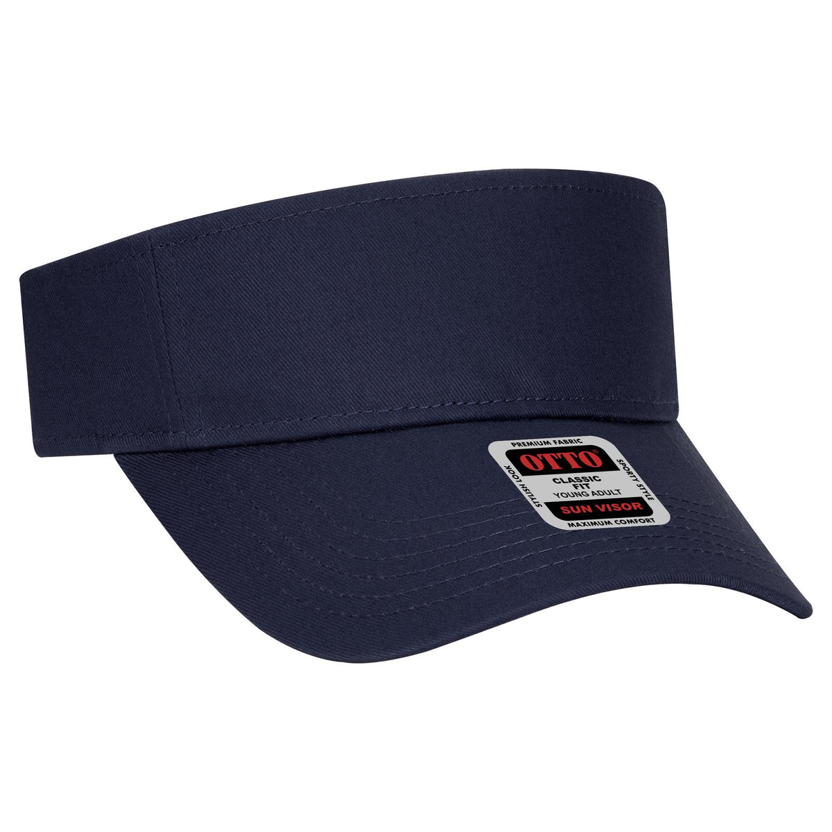 Right View of 004 - Navy OTTO CAP Sun Visor