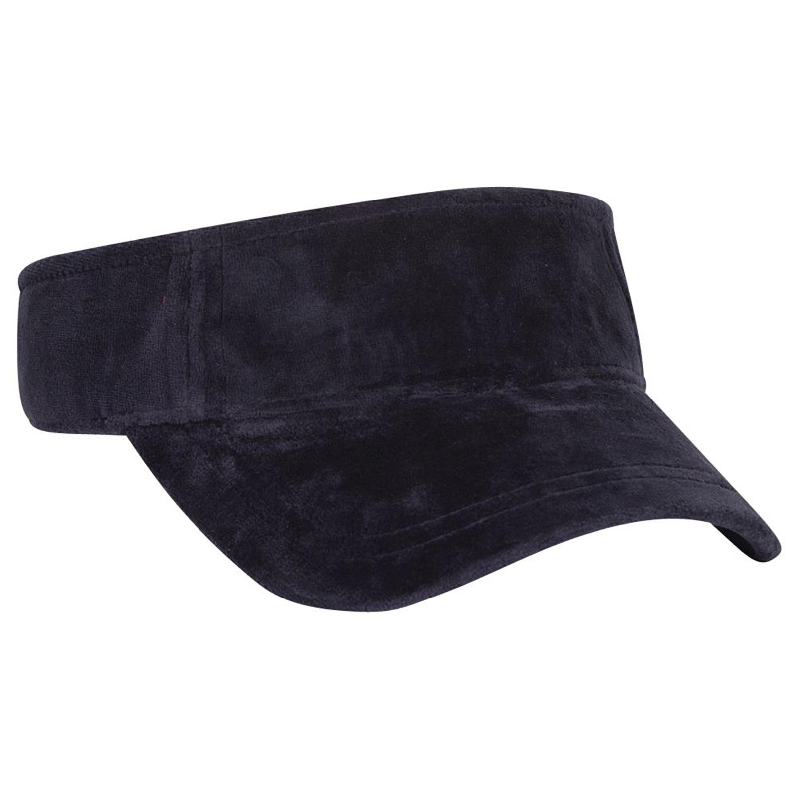 Front View of 004 - Navy OTTO CAP Sun Visor