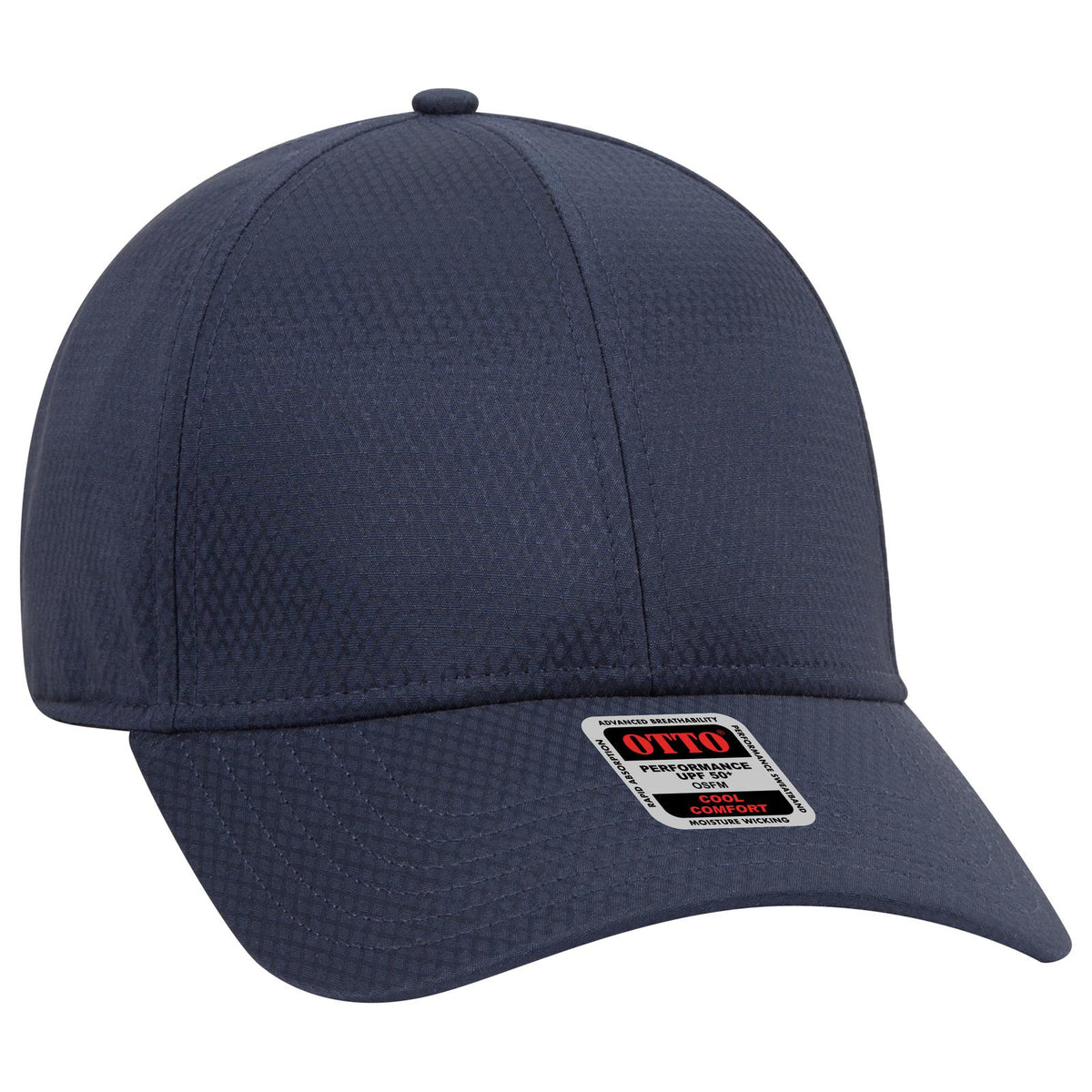 Right View of 004 - Navy OTTO CAP UPF 50+ 6 Panel Low Profile Baseball Cap