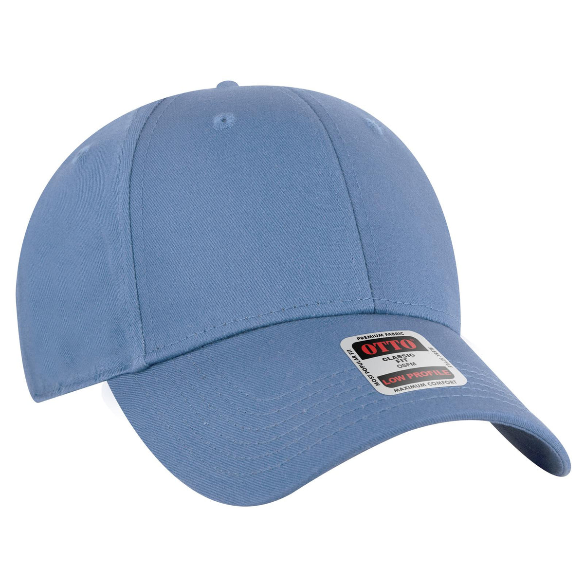 Right View of 008 - Col. Blue OTTO CAP 6 Panel Low Profile Baseball Cap