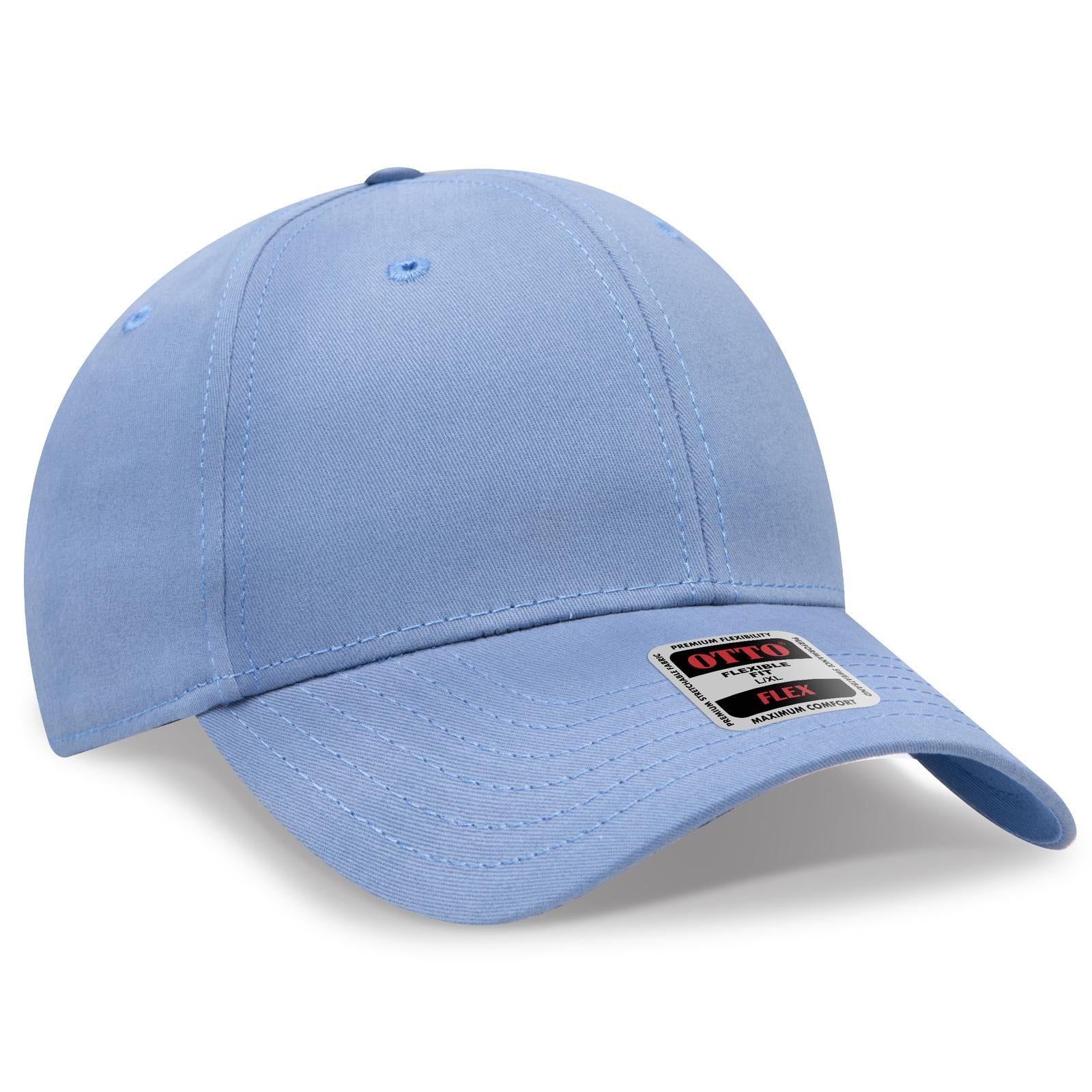 Right View of 008 - Col. Blue OTTO CAP "OTTO FLEX" Fitted 6 Panel Low Profile Baseball Cap