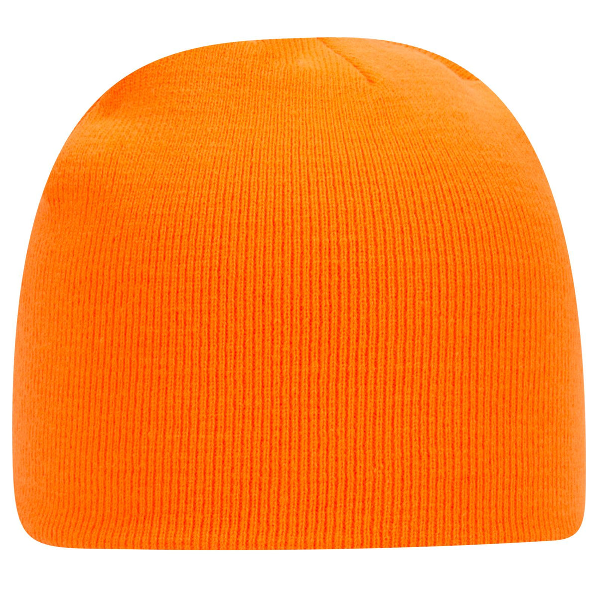 Right View of 009 - N. Orange OTTO CAP 8" Classic Knit Beanie