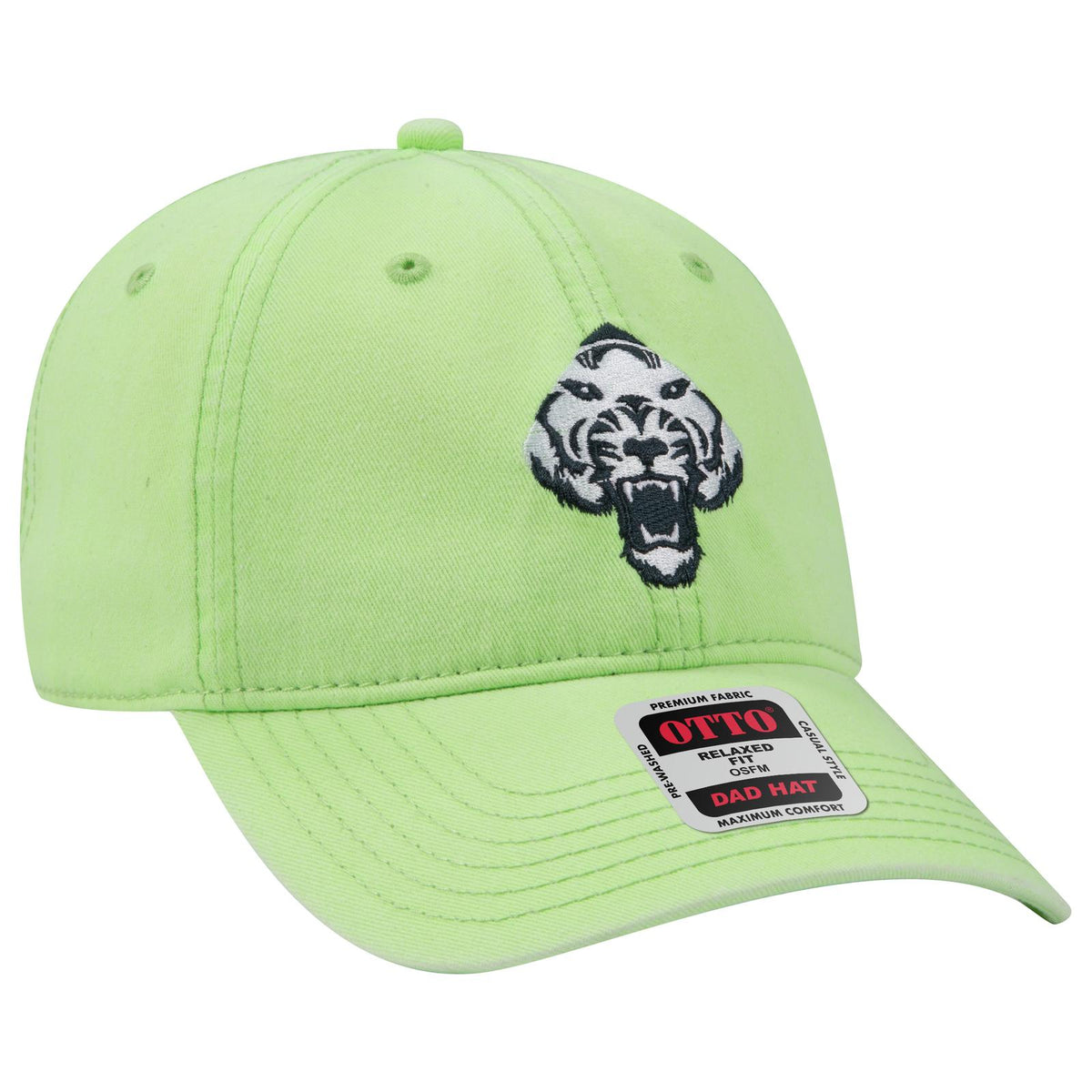 Right View of 012 - Soft Pink OTTO CAP 6 Panel Low Profile Dad Hat