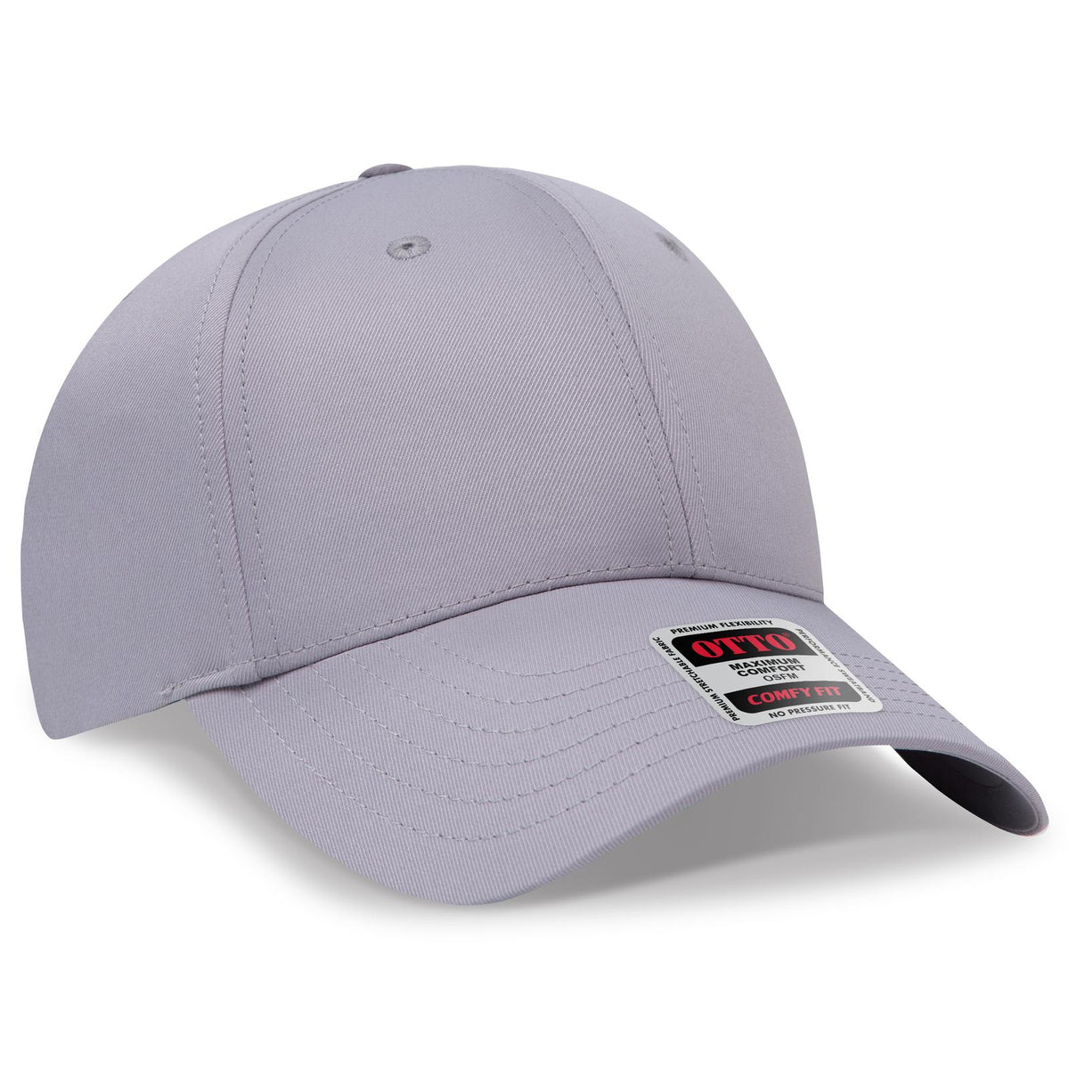 Right View of 014 - Gray OTTO CAP "OTTO COMFY FIT" 6 Panel Low Profile Baseball Cap
