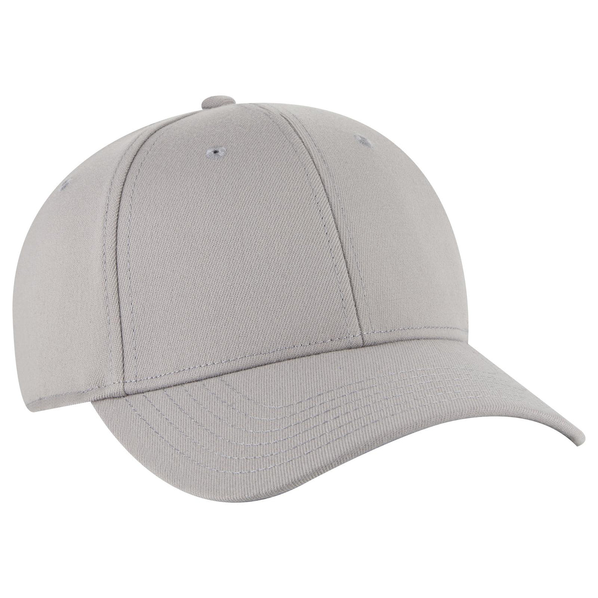 Right View of 014 - Gray OTTO CAP "OTTO FLEX" Fitted 6 Panel Low Profile Baseball Cap