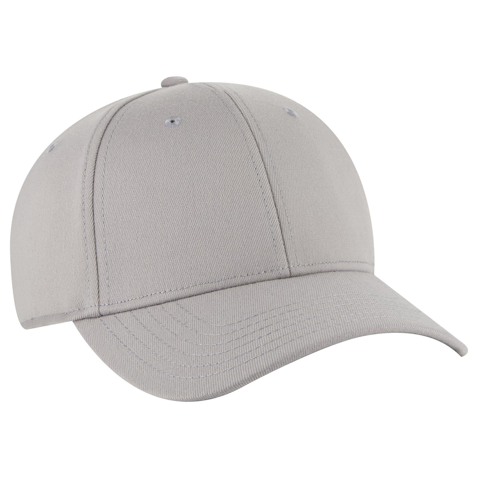 Right View of 014 - Gray OTTO CAP "OTTO FLEX" Fitted 6 Panel Low Profile Baseball Cap