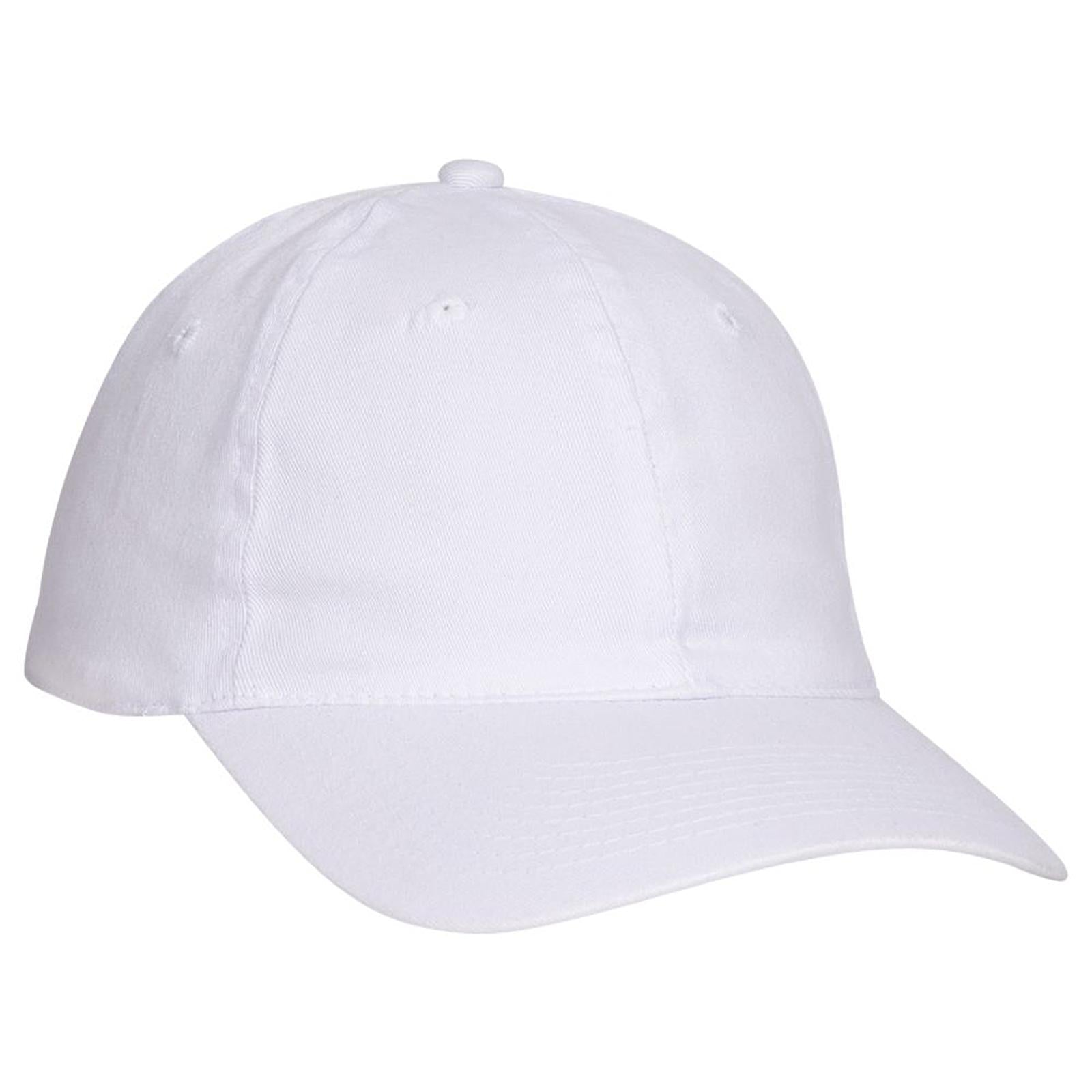 Front View of 016 - White OTTO CAP "OTTO FLEX" Fitted 6 Panel Low Profile Dad Hat