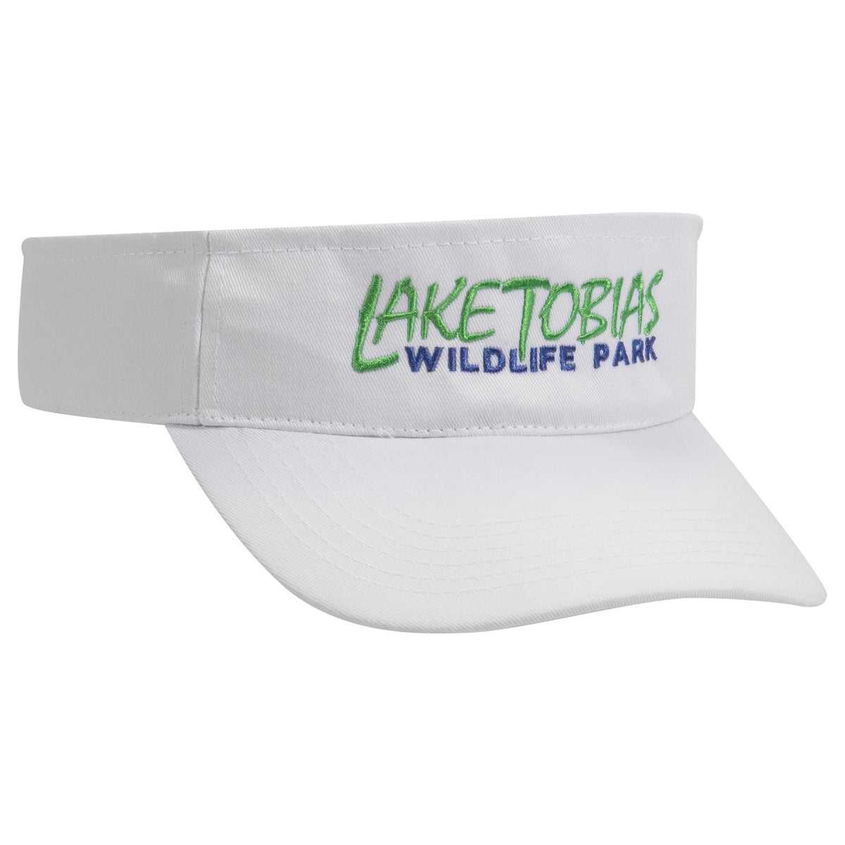 Right View of 016 - White OTTO CAP Sun Visor