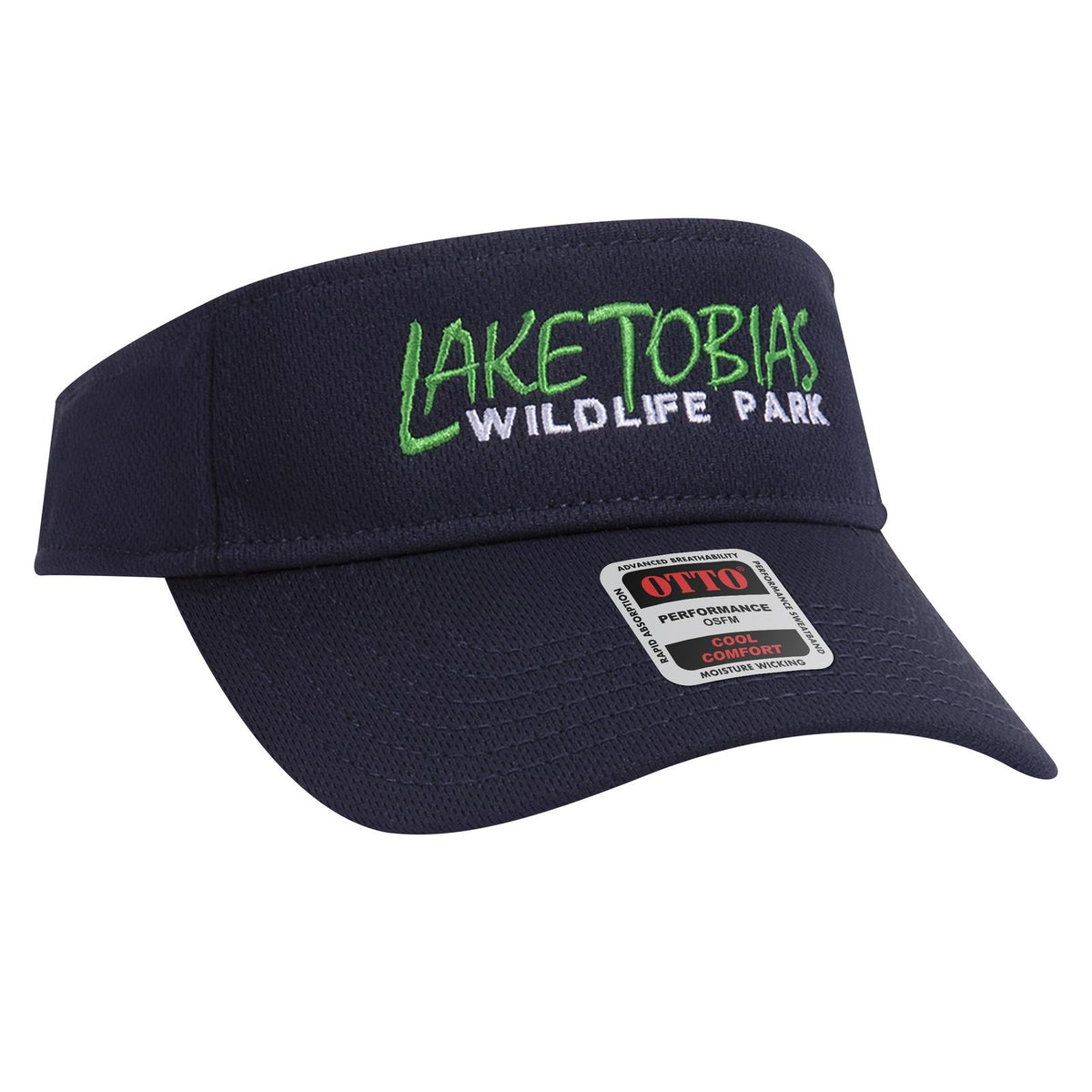 Right View of 016 - White OTTO CAP Sun Visor