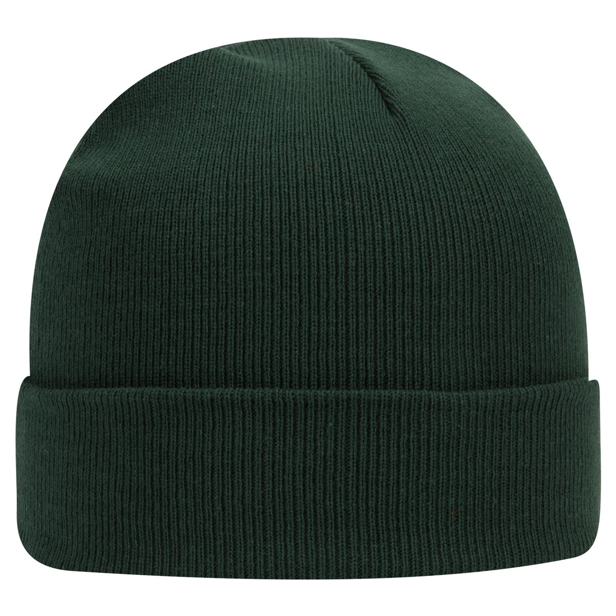 Right View of 017 - Dk. Green OTTO CAP 12" Classic Knit Beanie w/ Cuff