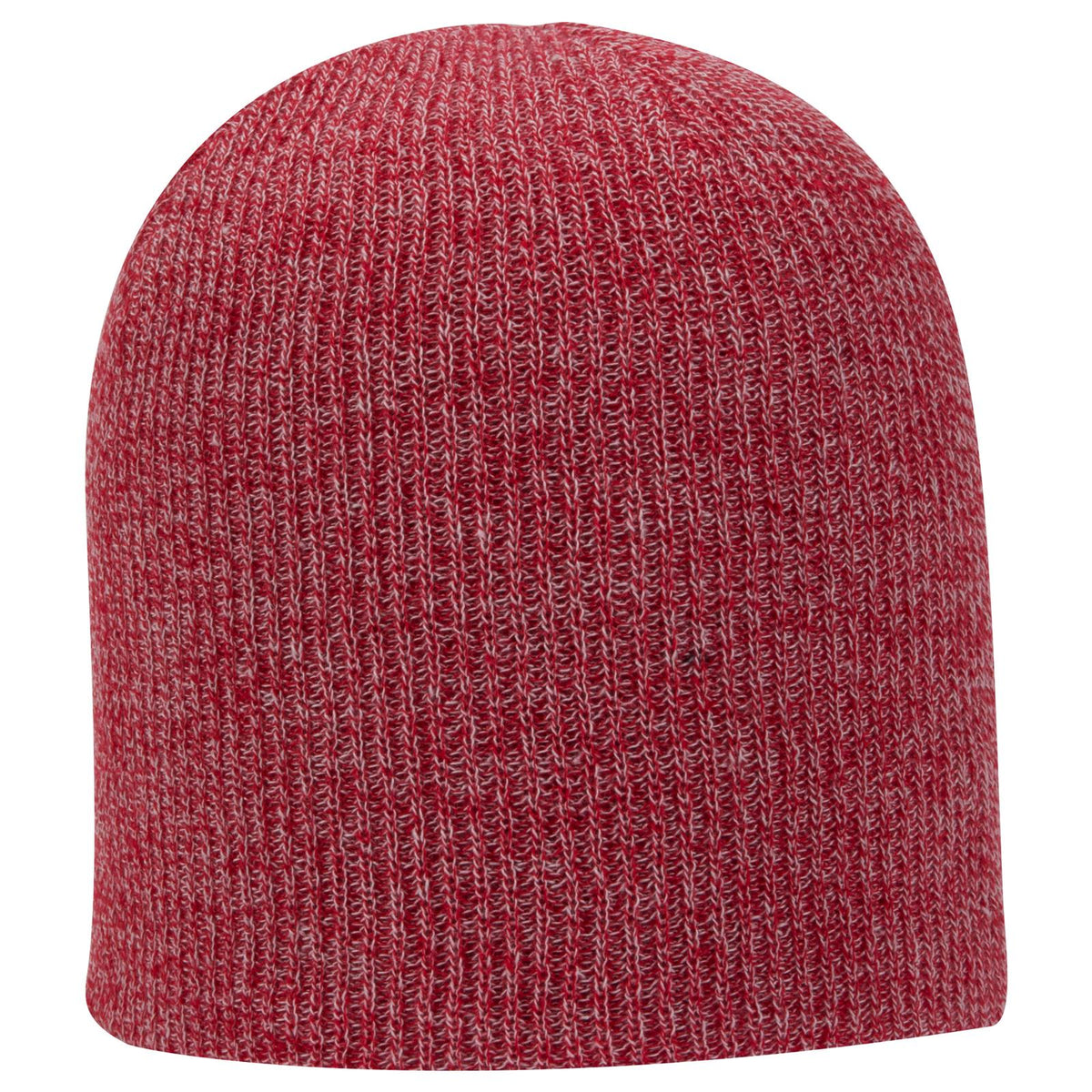Right View of 0216 - Red/Wht OTTO CAP 9 1/2" Premium Rib Knit Beanie