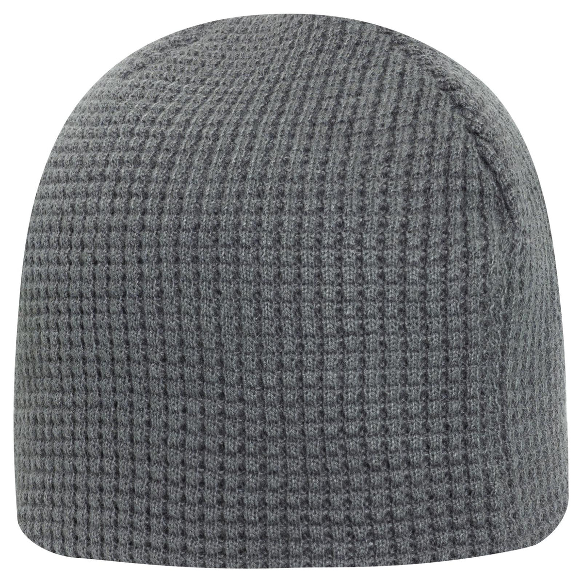 Right View of 025 - Char. Gray OTTO CAP 8" Waffle Rib Knit Beanie