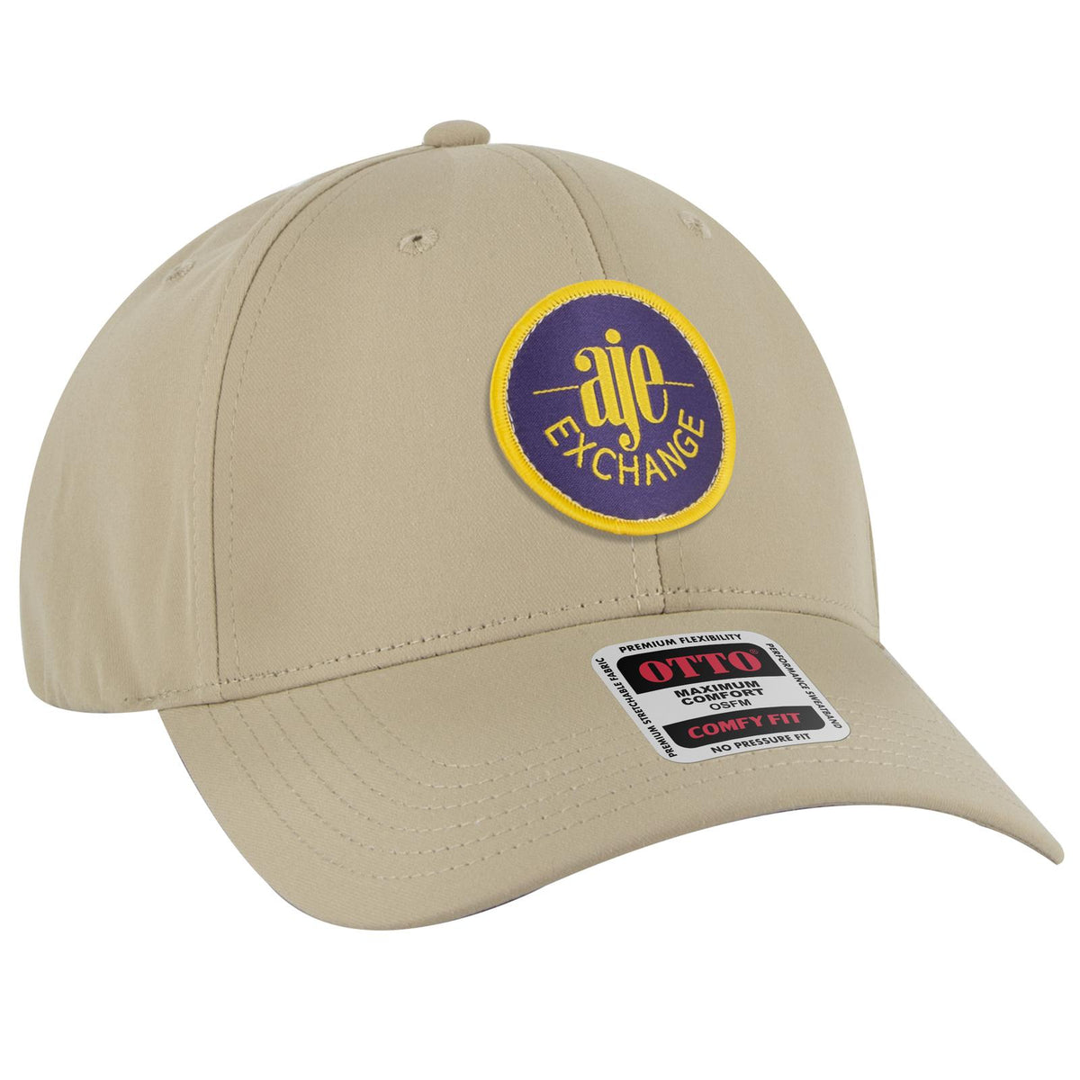 Right View of 025 - Char. Gray OTTO CAP "OTTO COMFY FIT" 6 Panel Low Profile Baseball Cap