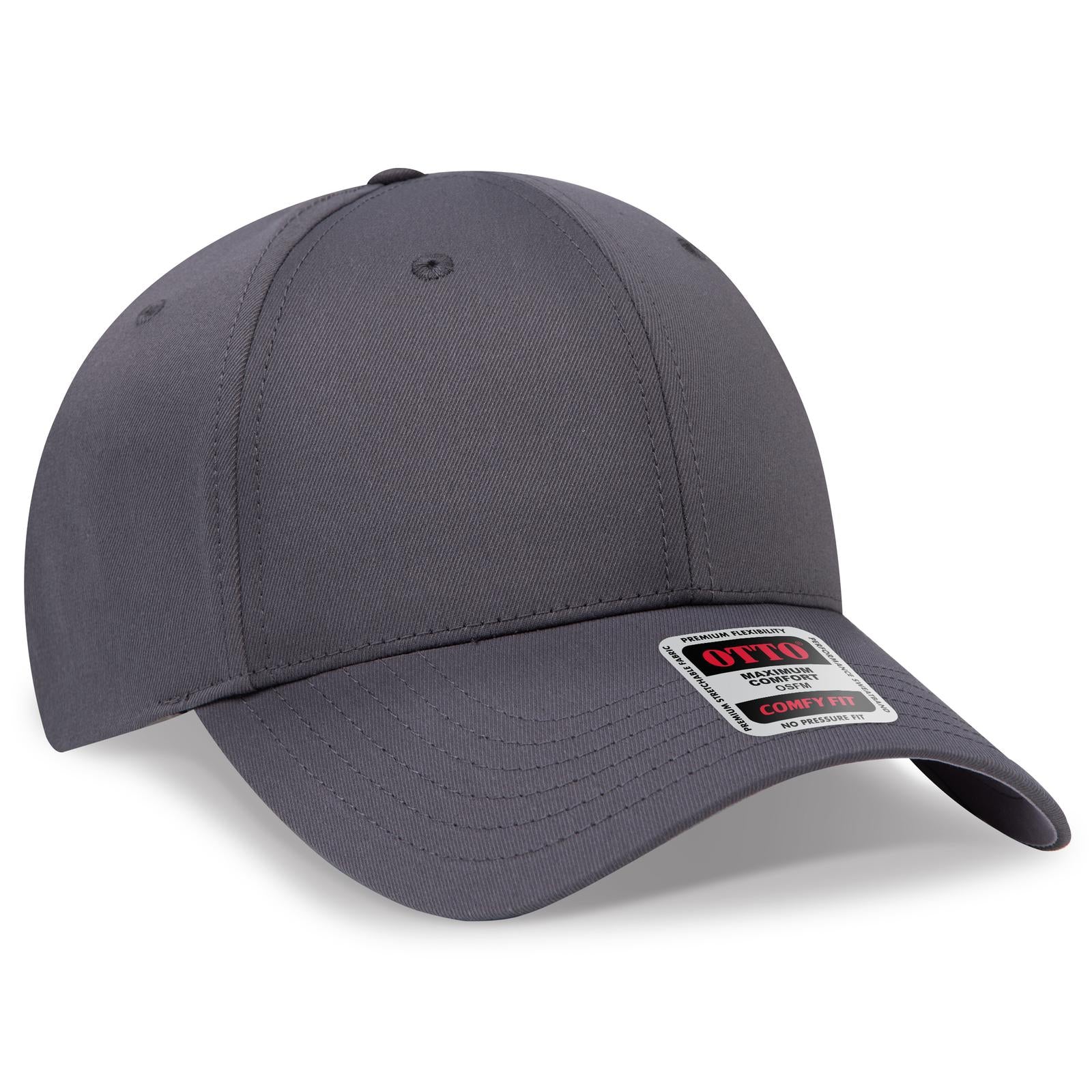 Right View of 025 - Char. Gray OTTO CAP "OTTO COMFY FIT" 6 Panel Low Profile Baseball Cap