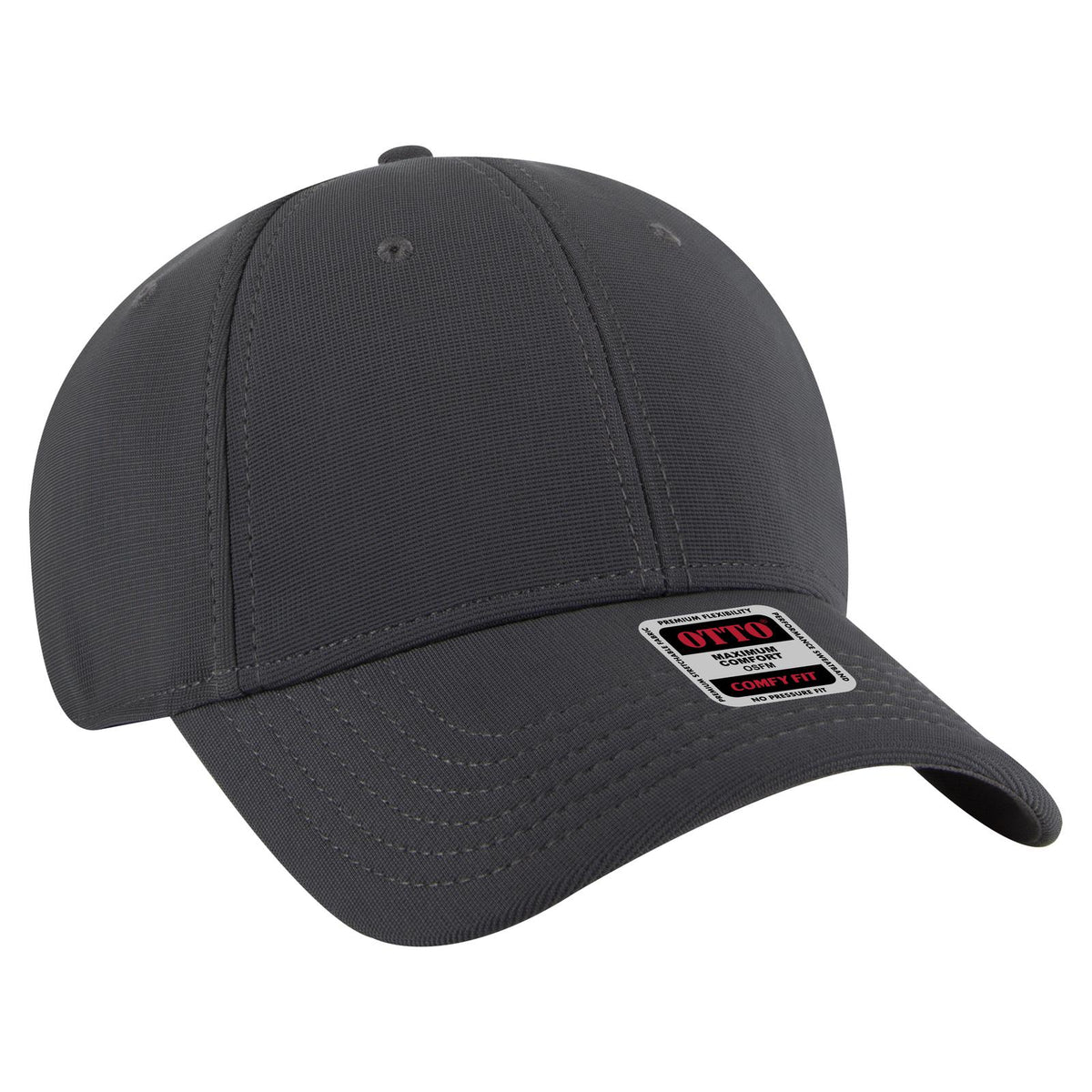Right View of 025 - Char. Gray OTTO CAP "OTTO COMFY FIT" 6 Panel Low Profile Baseball Cap