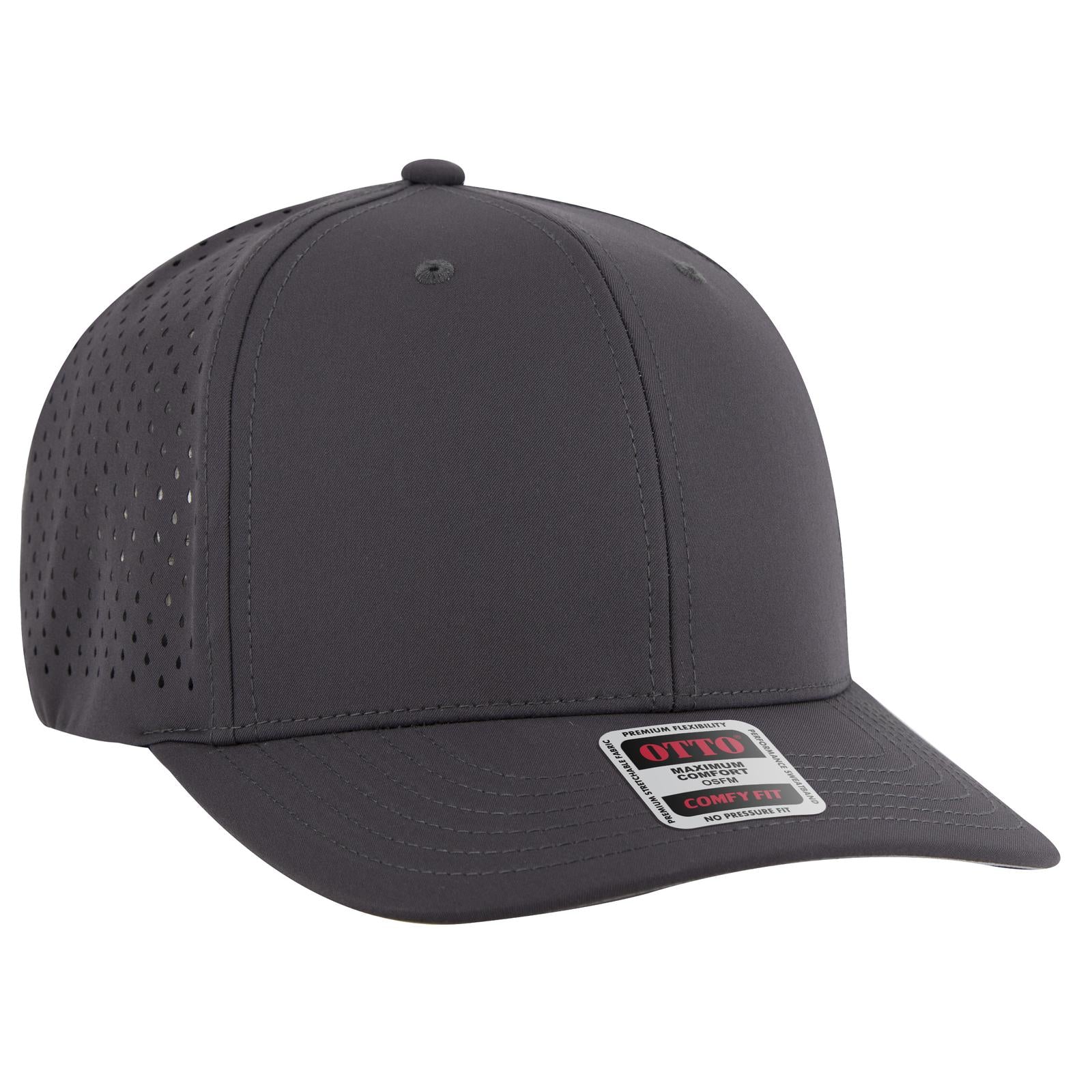 Right View of 025 - Char. Gray OTTO CAP "OTTO COMFY FIT" 6 Panel Mid Profile Baseball Cap