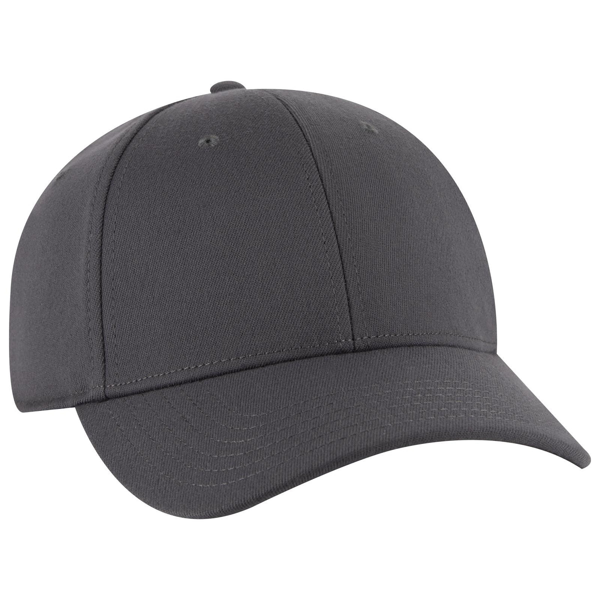 Right View of 025 - Char. Gray OTTO CAP "OTTO FLEX" Fitted 6 Panel Low Profile Baseball Cap