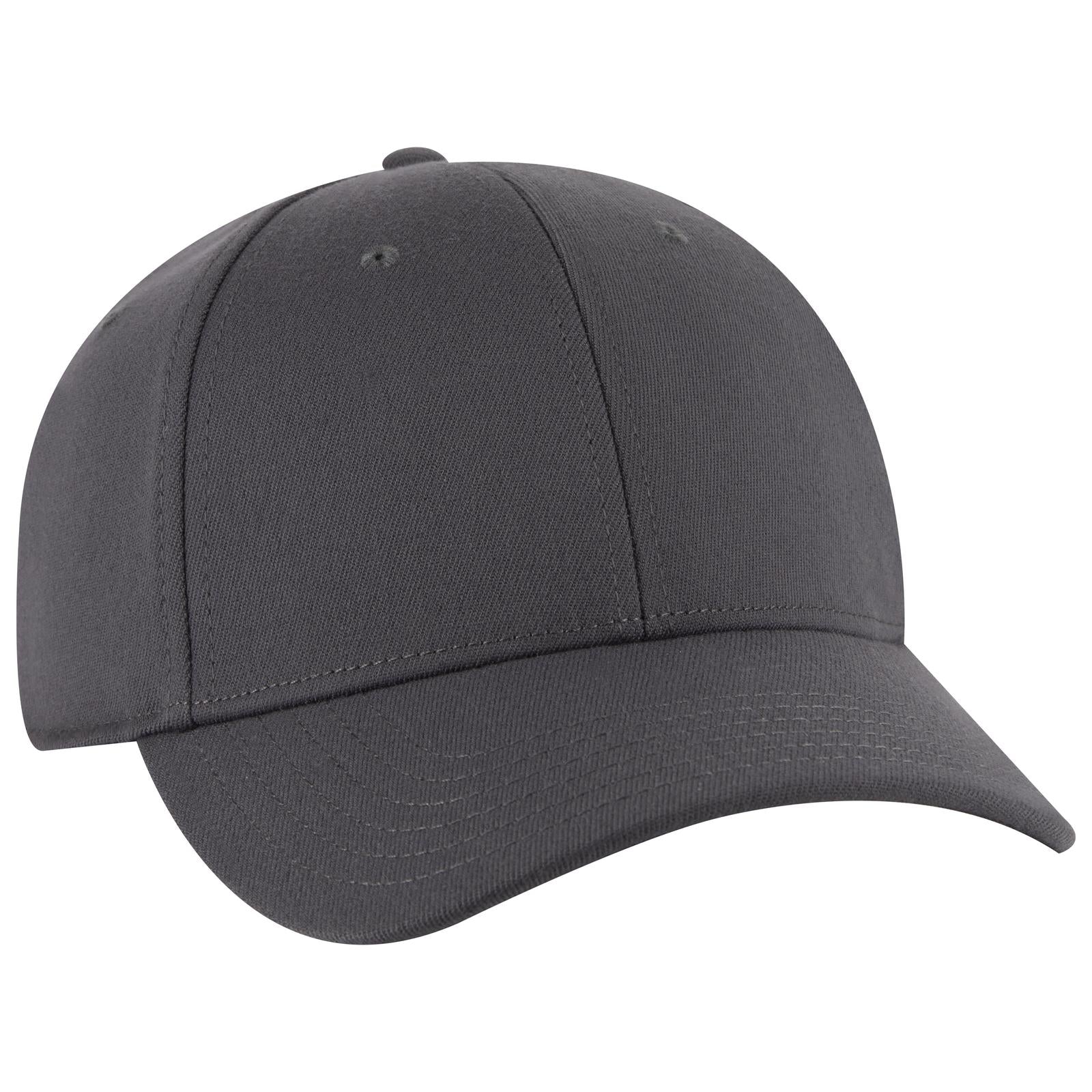 Right View of 025 - Char. Gray OTTO CAP "OTTO FLEX" Fitted 6 Panel Low Profile Baseball Cap