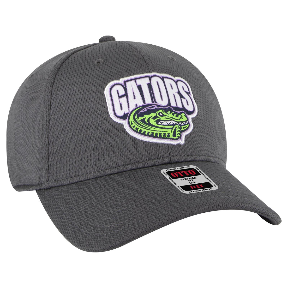 Right View of 025 - Char. Gray OTTO CAP "OTTO FLEX" Fitted 6 Panel Low Profile Baseball Cap