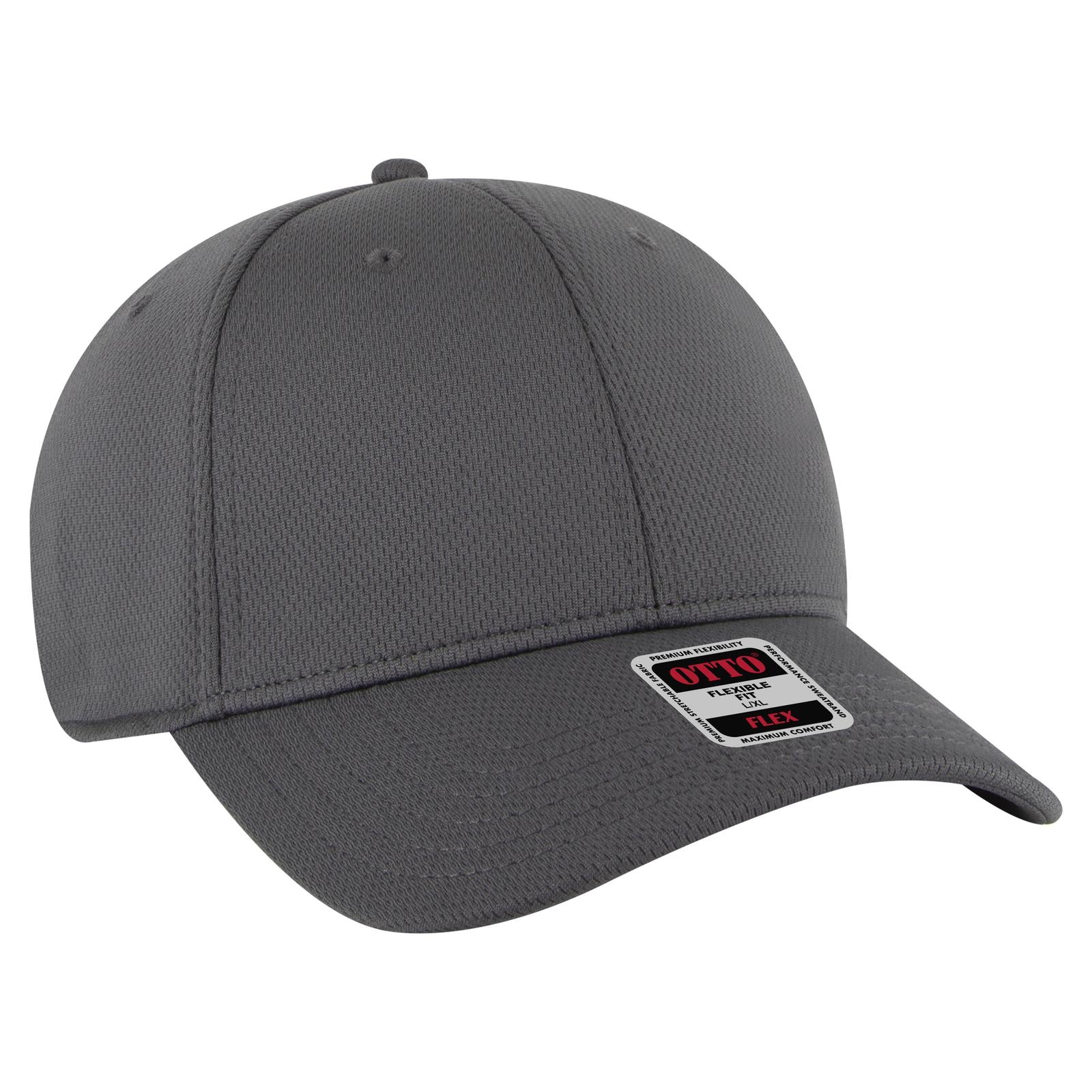 Right View of 025 - Char. Gray OTTO CAP "OTTO FLEX" Fitted 6 Panel Low Profile Baseball Cap