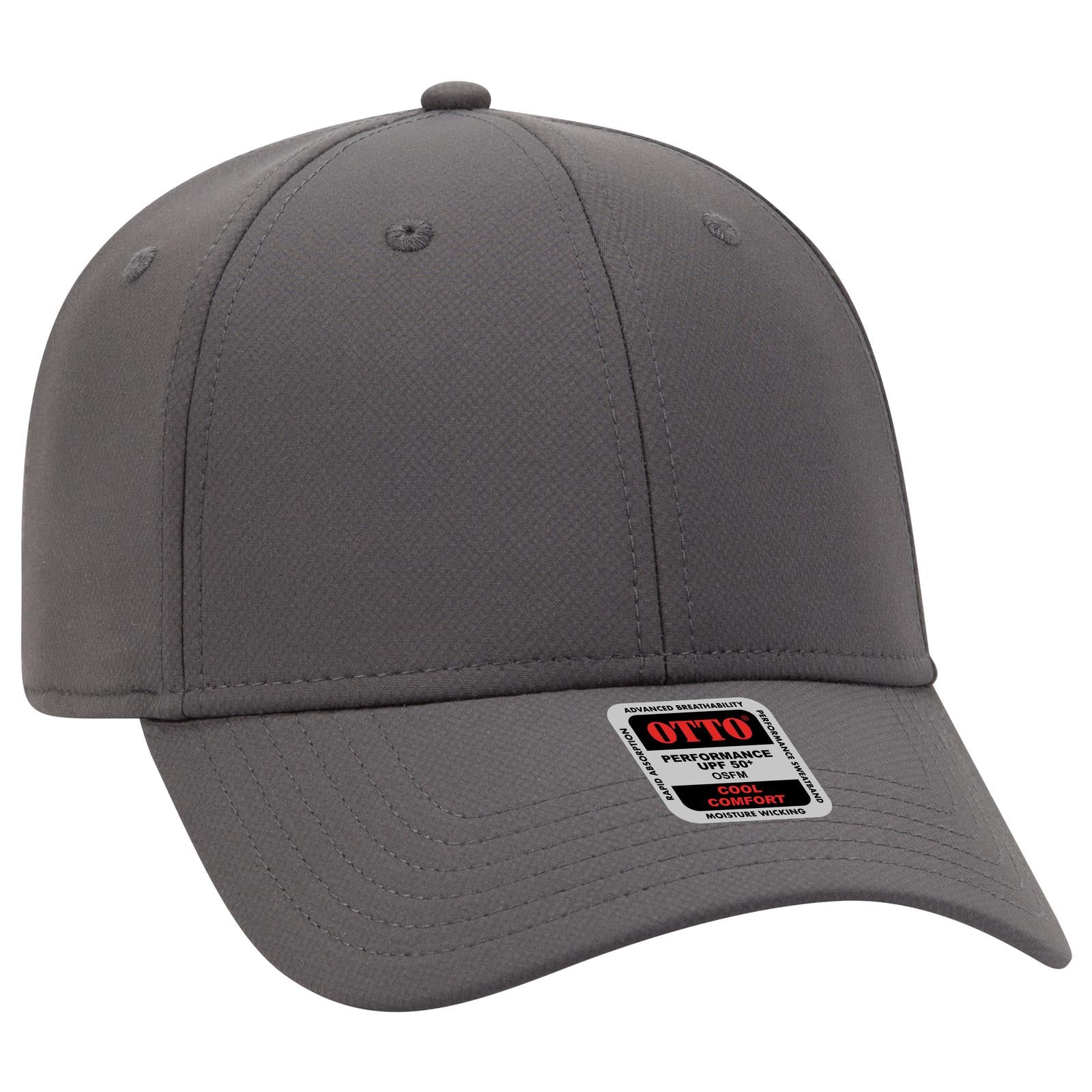 Right View of 025 - Char. Gray OTTO CAP UPF 50+ 6 Panel Low Profile Baseball Cap