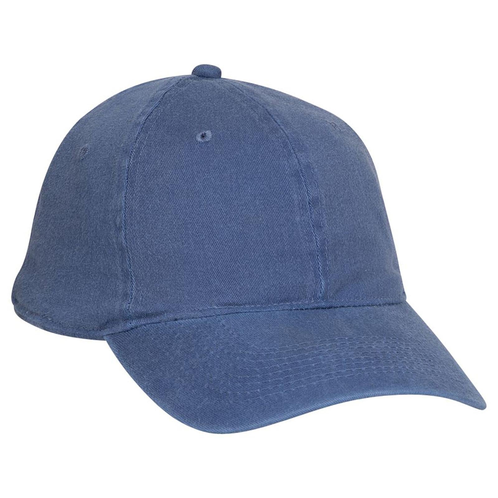 Front View of 030 - Sky Blue OTTO CAP "OTTO FLEX" Fitted 6 Panel Low Profile Dad Hat