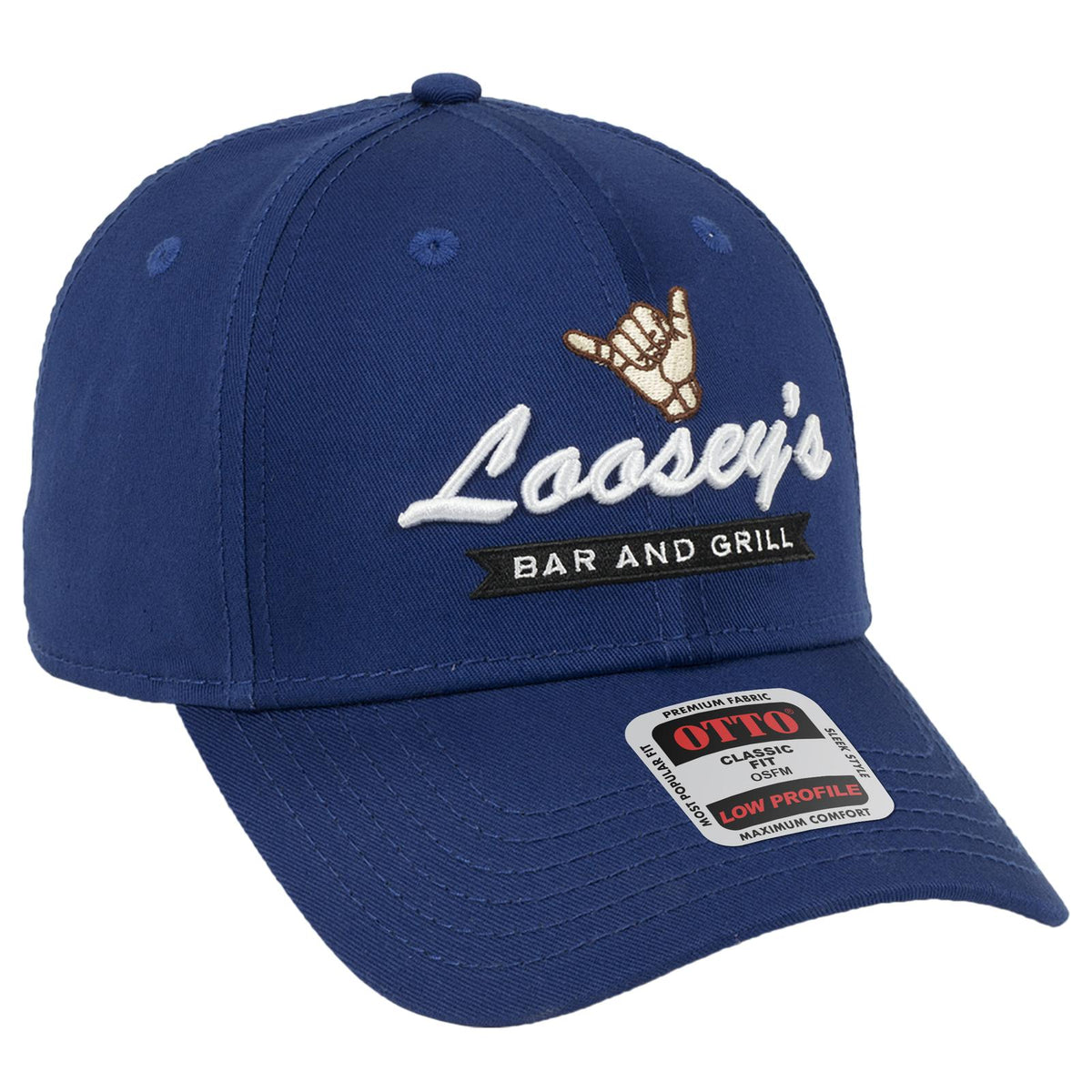 Right View of 032 - Khaki OTTO CAP 6 Panel Low Profile Baseball Cap