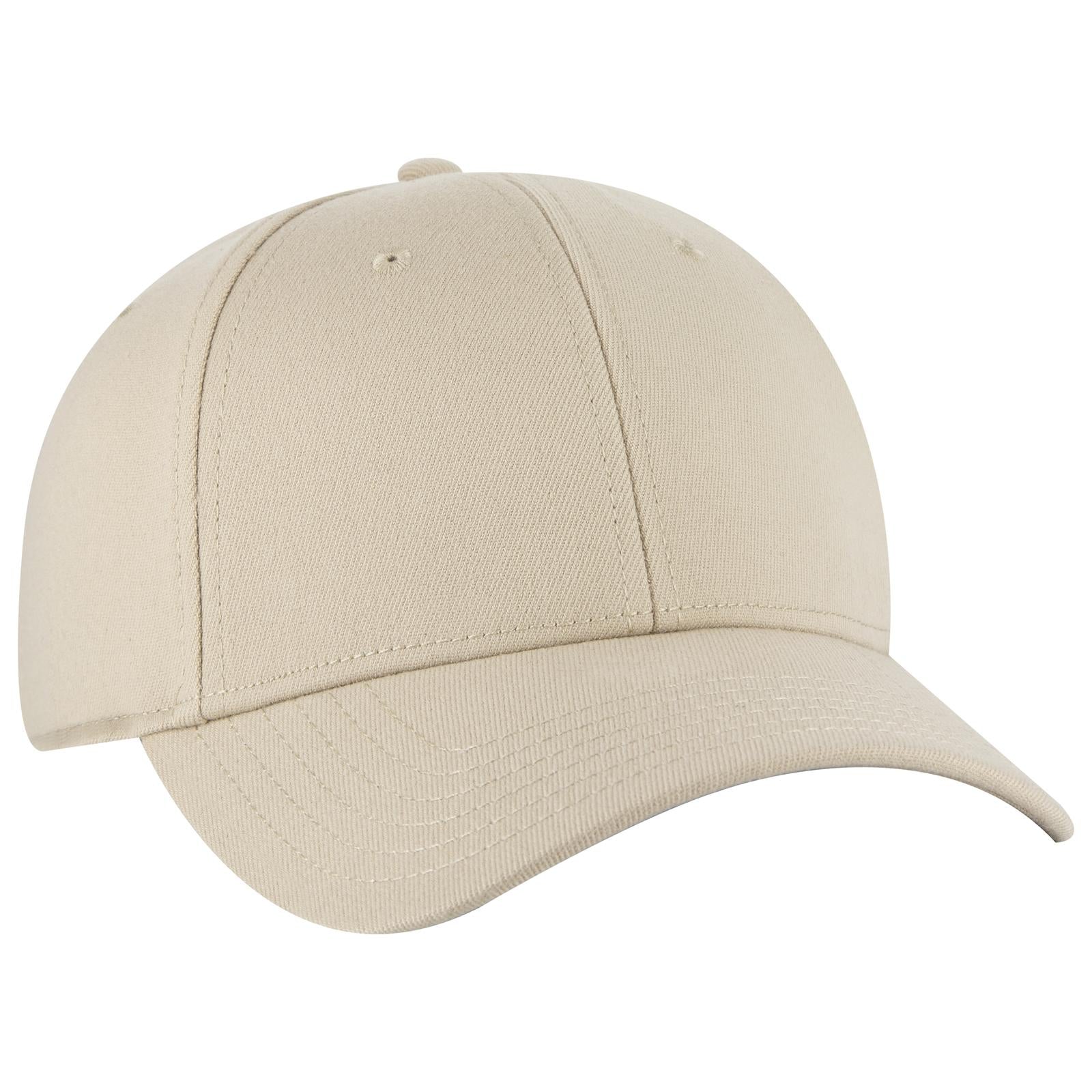Right View of 032 - Khaki OTTO CAP "OTTO COMFY FIT" 6 Panel Low Profile Baseball Cap
