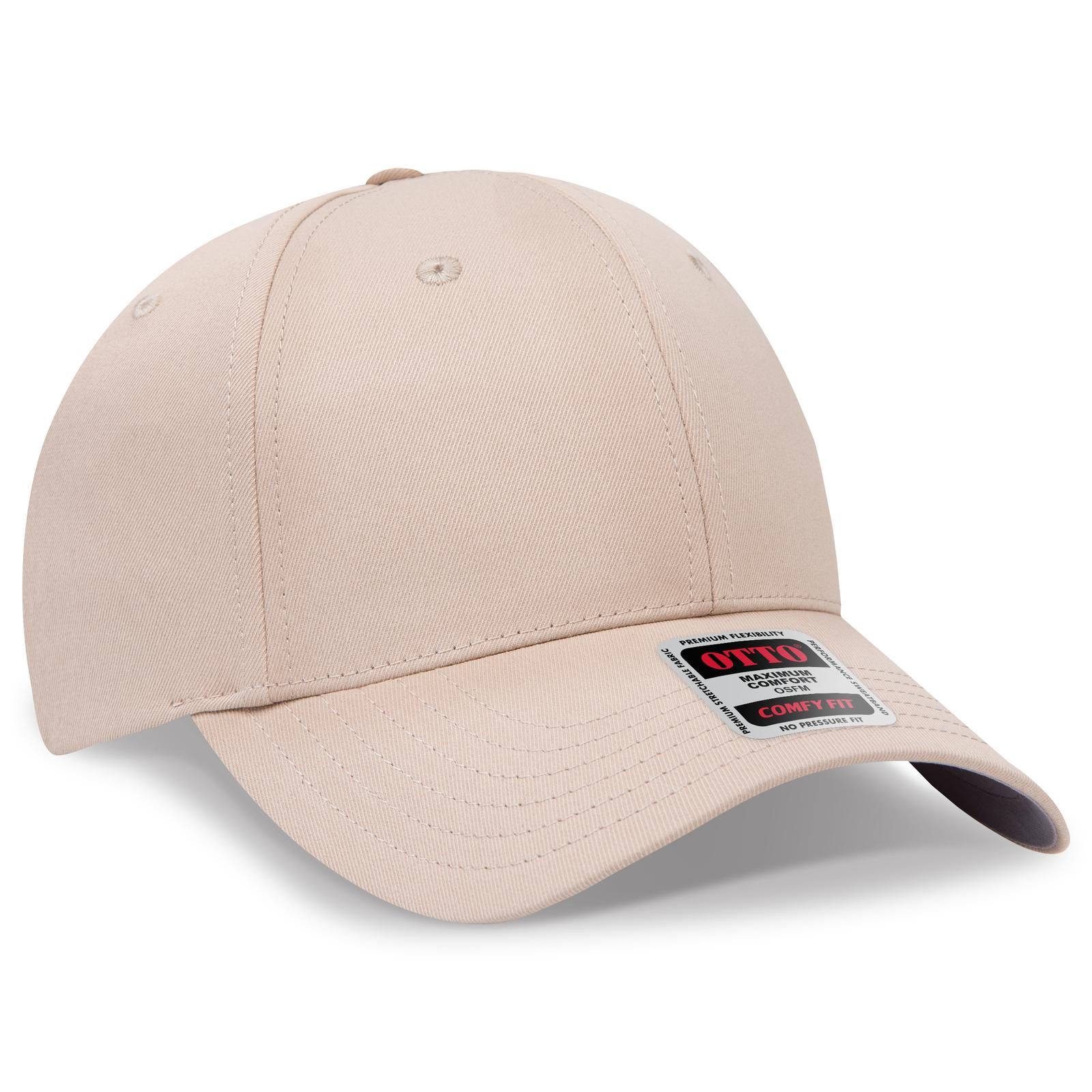Right View of 032 - Khaki OTTO CAP "OTTO COMFY FIT" 6 Panel Low Profile Baseball Cap