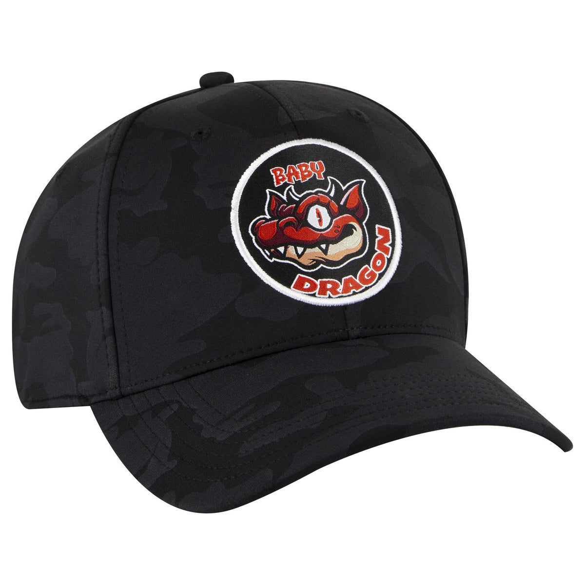 Right View of 0325 - Blk/Ch.Gry OTTO CAP "OTTO FLEX" Fitted 6 Panel Low Profile Baseball Cap