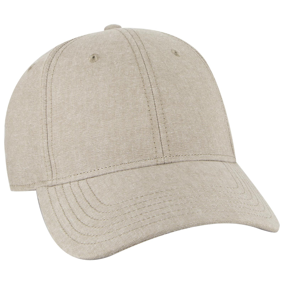 Right View of 032A - Khk OTTO CAP 6 Panel Low Profile Baseball Cap