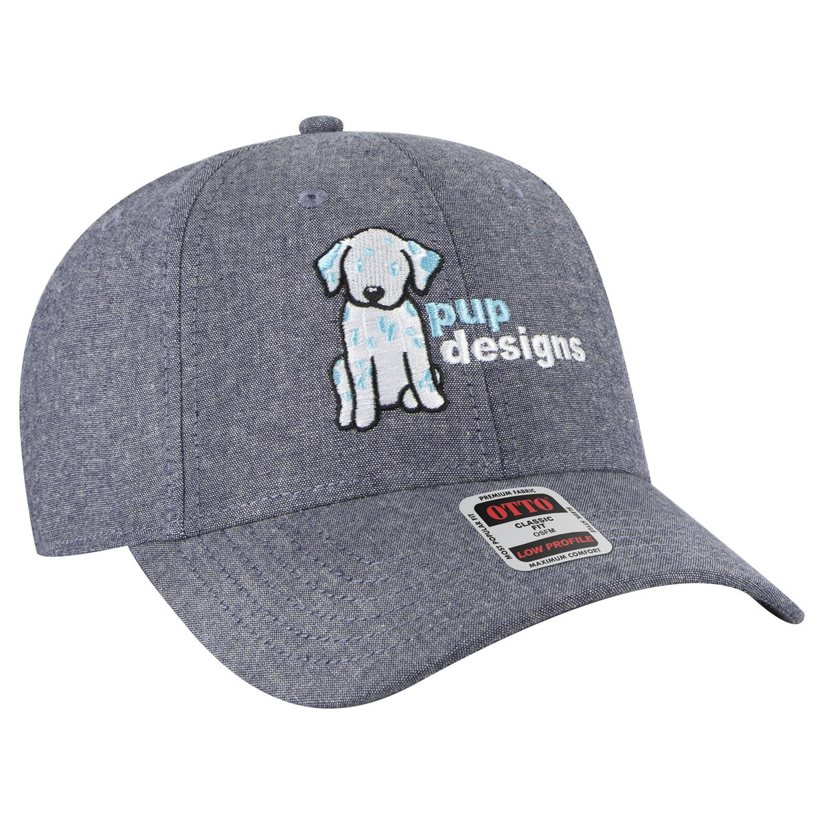 Right View of 033232 - Blk/Kha/Kha OTTO CAP 6 Panel Low Profile Baseball Cap