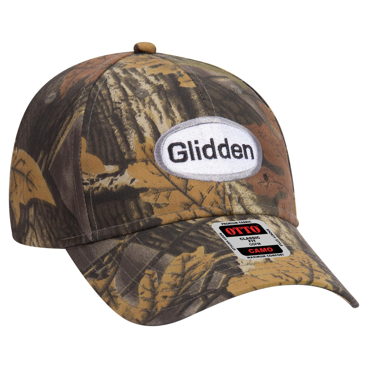 Right View of 035325 - Blk/Dk.Kha/Ch.Gry OTTO CAP Camouflage 6 Panel Low Profile Baseball Cap