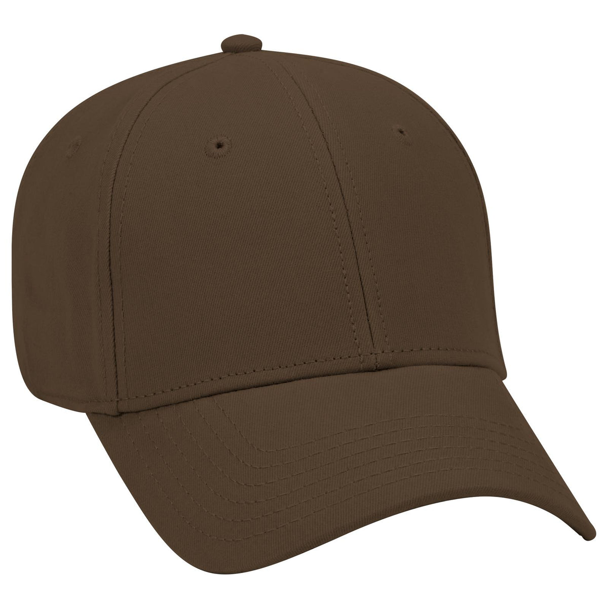 Right View of 039 - Dk. Brown OTTO CAP 6 Panel Low Profile Baseball Cap