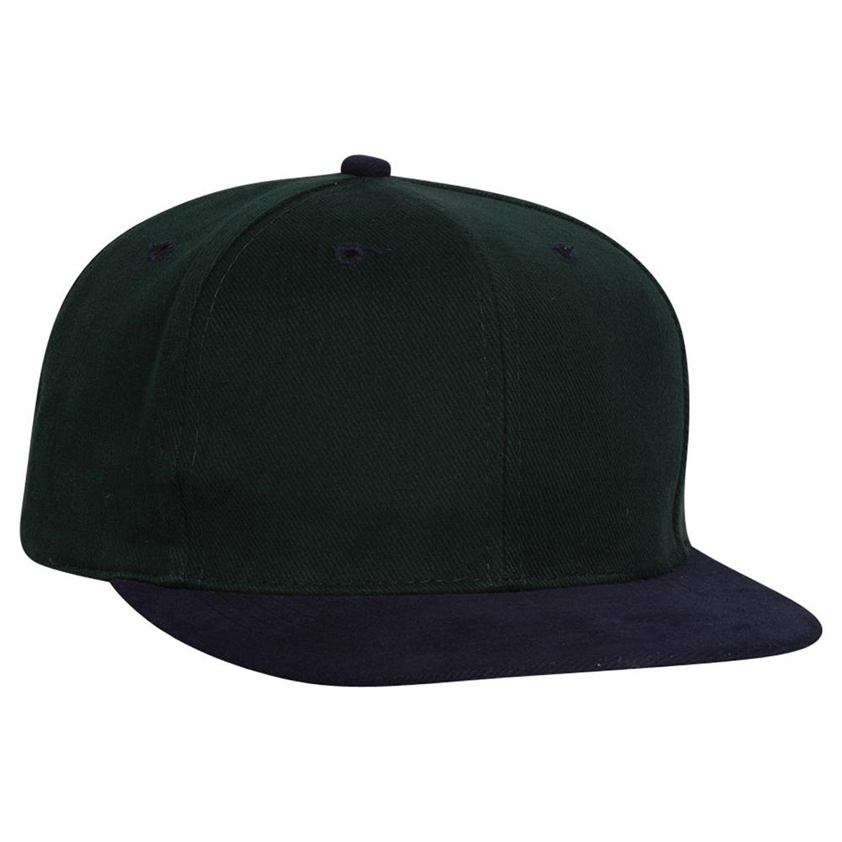 Right View of 0417 - Nvy/Dk.Grn OTTO CAP 6 Panel Mid Profile Baseball Cap