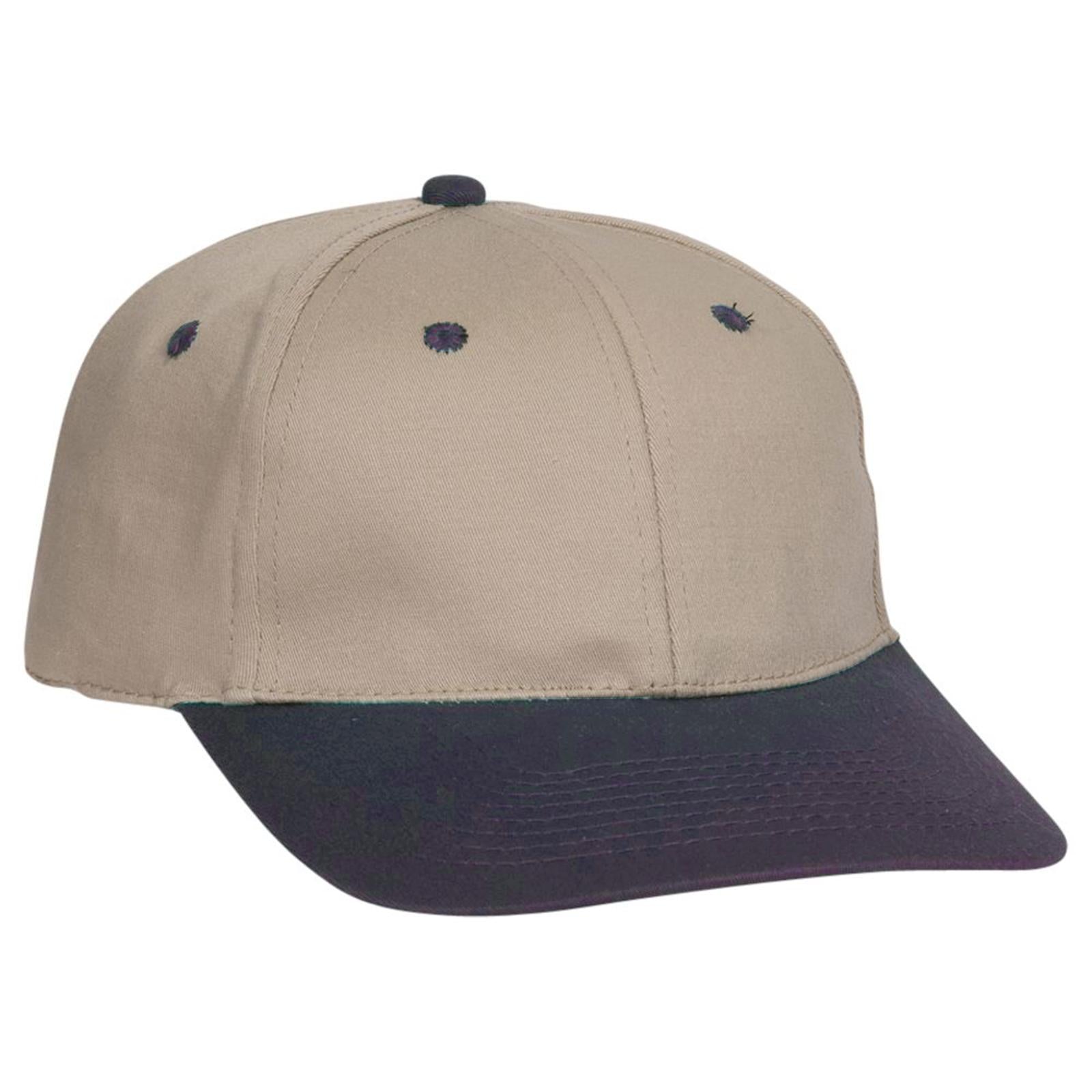 Front View of 0432 - Nvy/Kha OTTO CAP "OTTO FLEX" Fitted 6 Panel Low Profile Baseball Cap