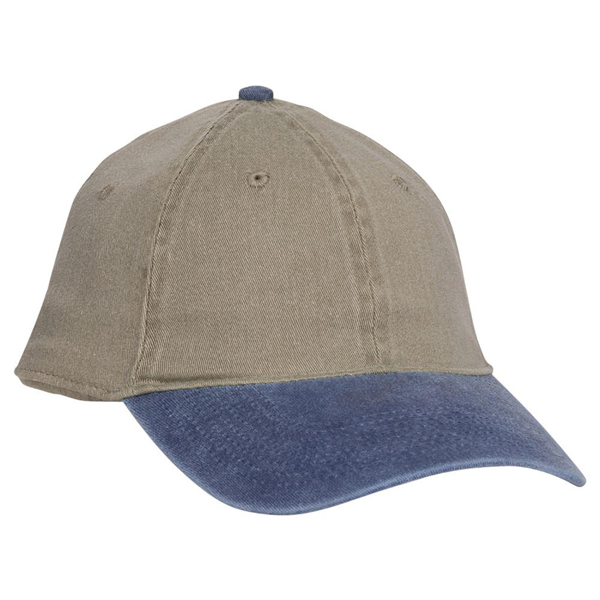 Right View of 0432 - Nvy/Kha OTTO CAP "OTTO FLEX" Fitted 6 Panel Low Profile Dad Hat