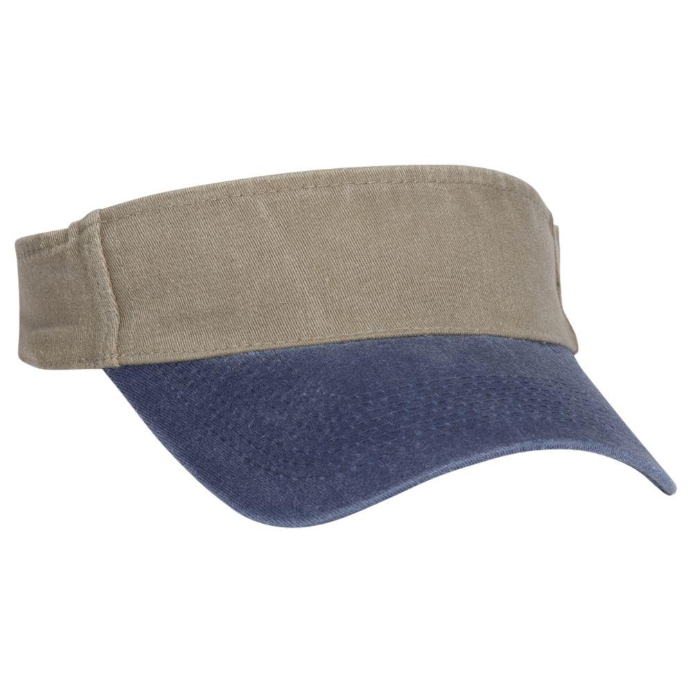 Right View of 0432 - Nvy/Kha OTTO CAP "OTTO FLEX" Fitted Sun Visor