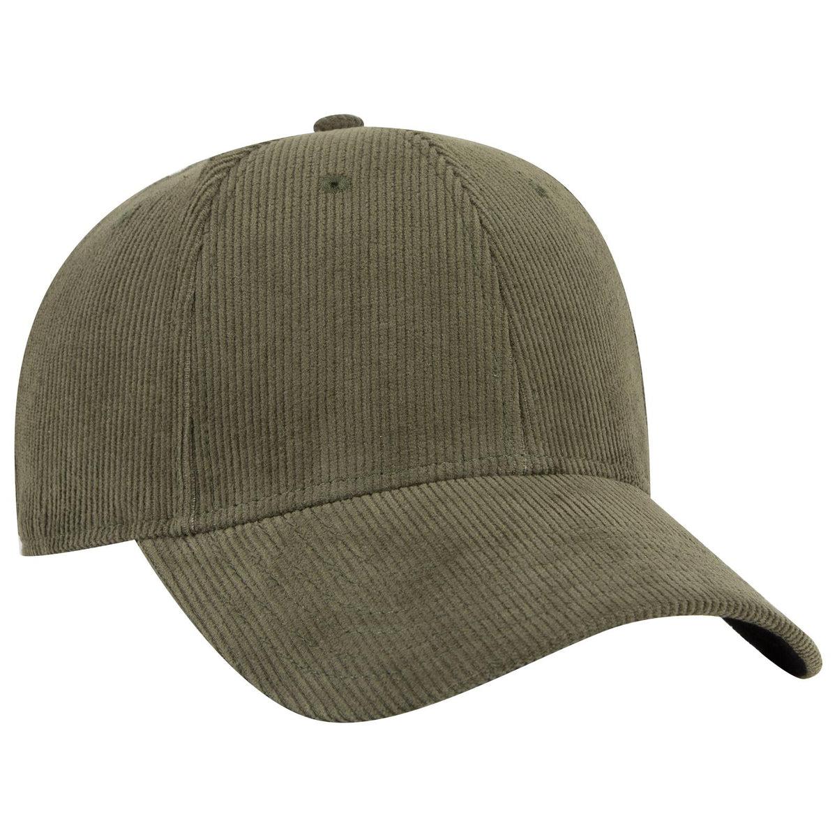 Right View of 046B - Dk Ol Grn OTTO CAP 6 Panel Low Profile Baseball Cap