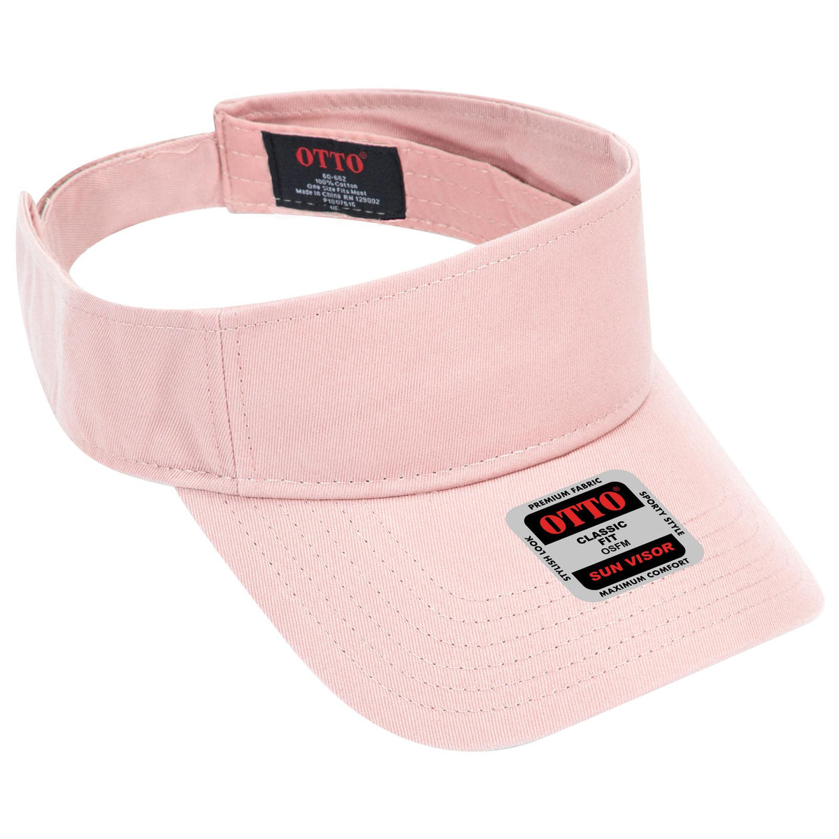 Right View of 050 - Pink OTTO CAP Sun Visor