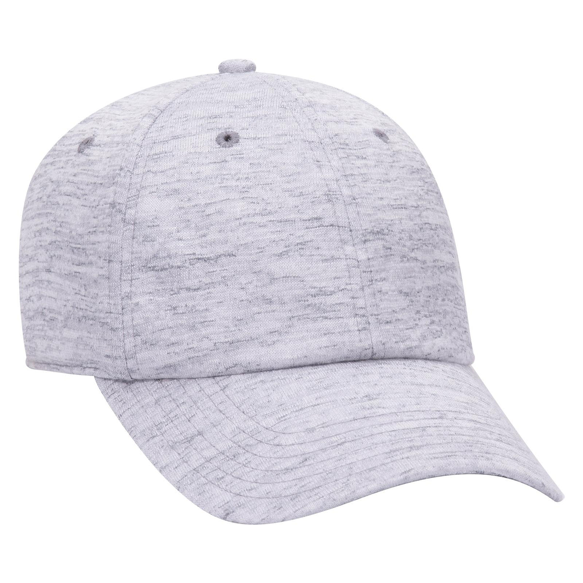Right View of 074 - Heath. Gray OTTO CAP 6 Panel Low Profile Baseball Cap